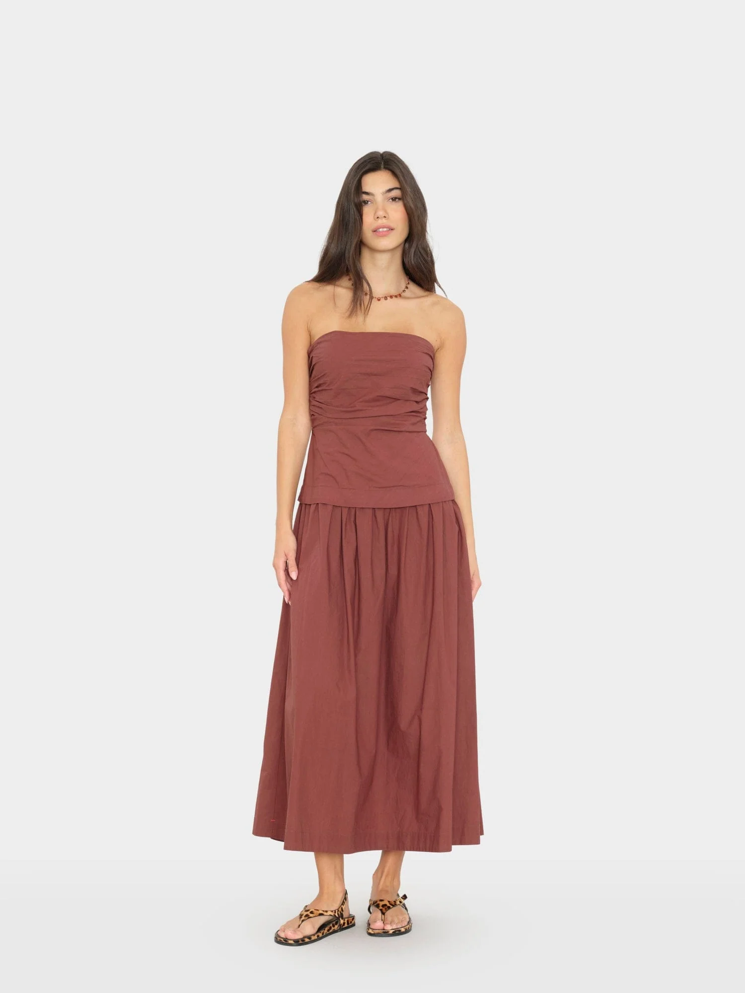 Adobe Brown Ciara Dress