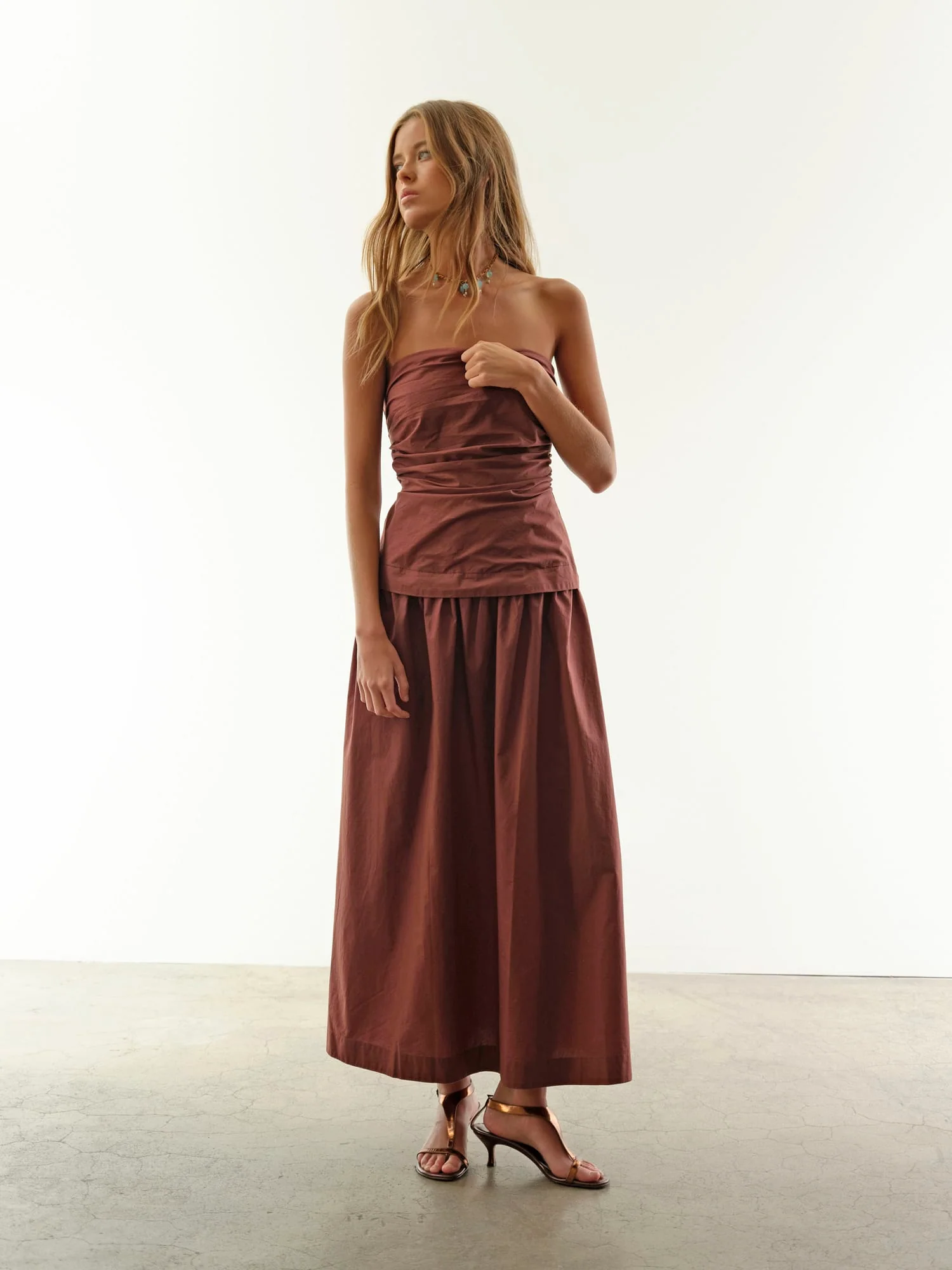 Adobe Brown Ciara Dress - Image 3