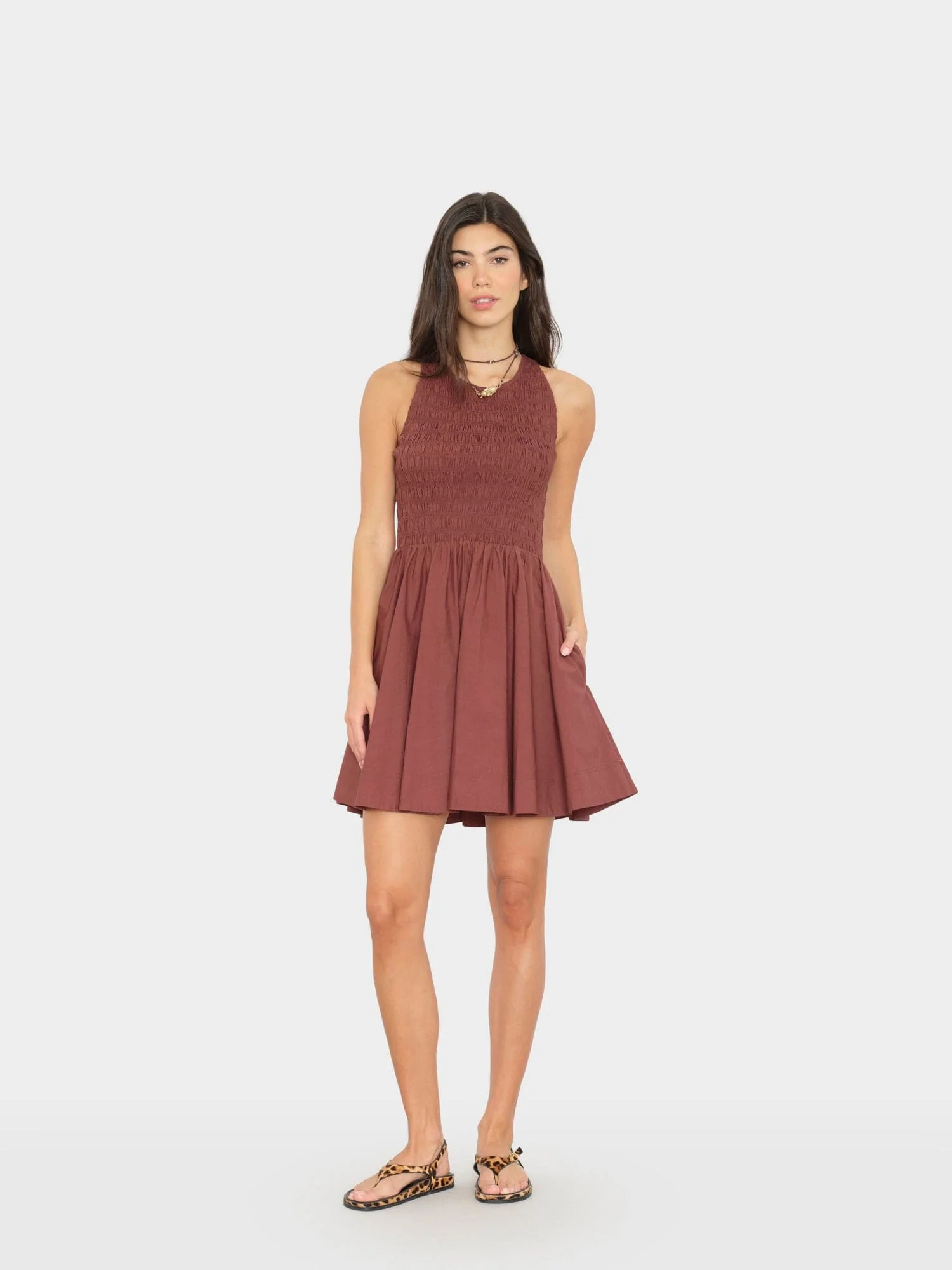 Adobe Brown Florie Dress