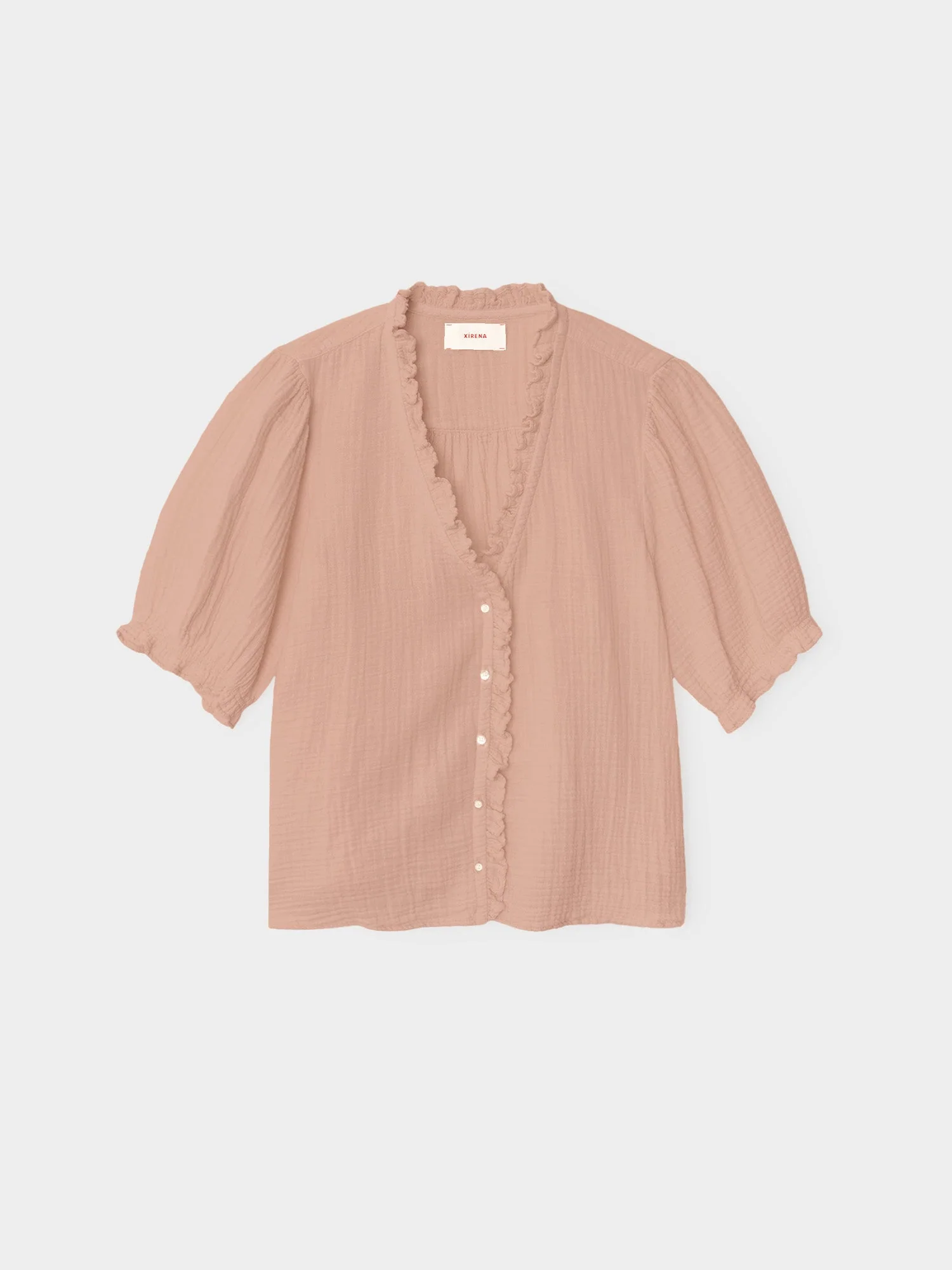 Ash Brown Jenna Gauze Shirt