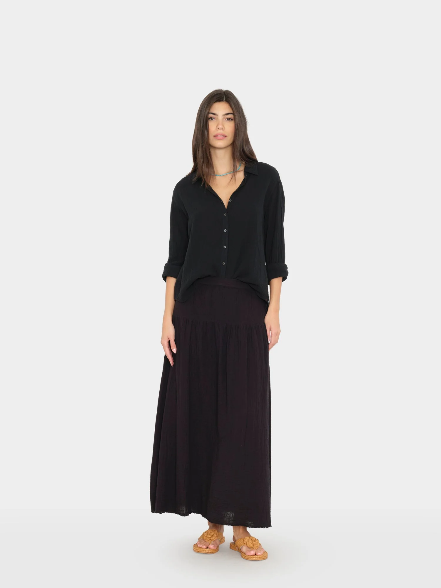 Black Evelyn Skirt