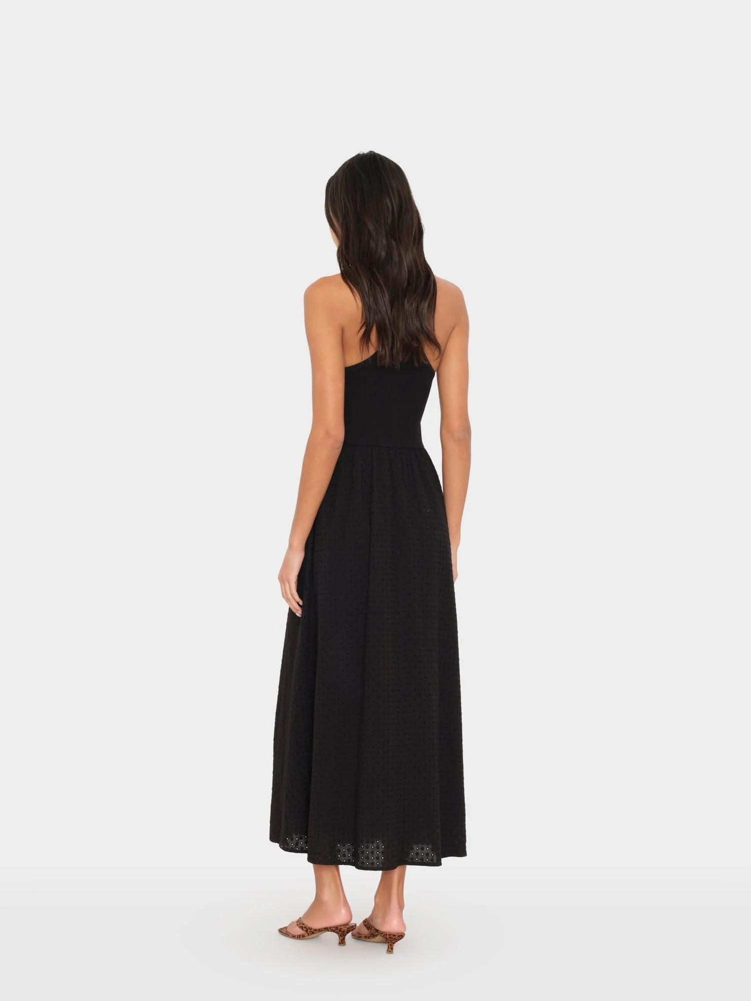 Black Flynn Embroidered Dress - Image 2