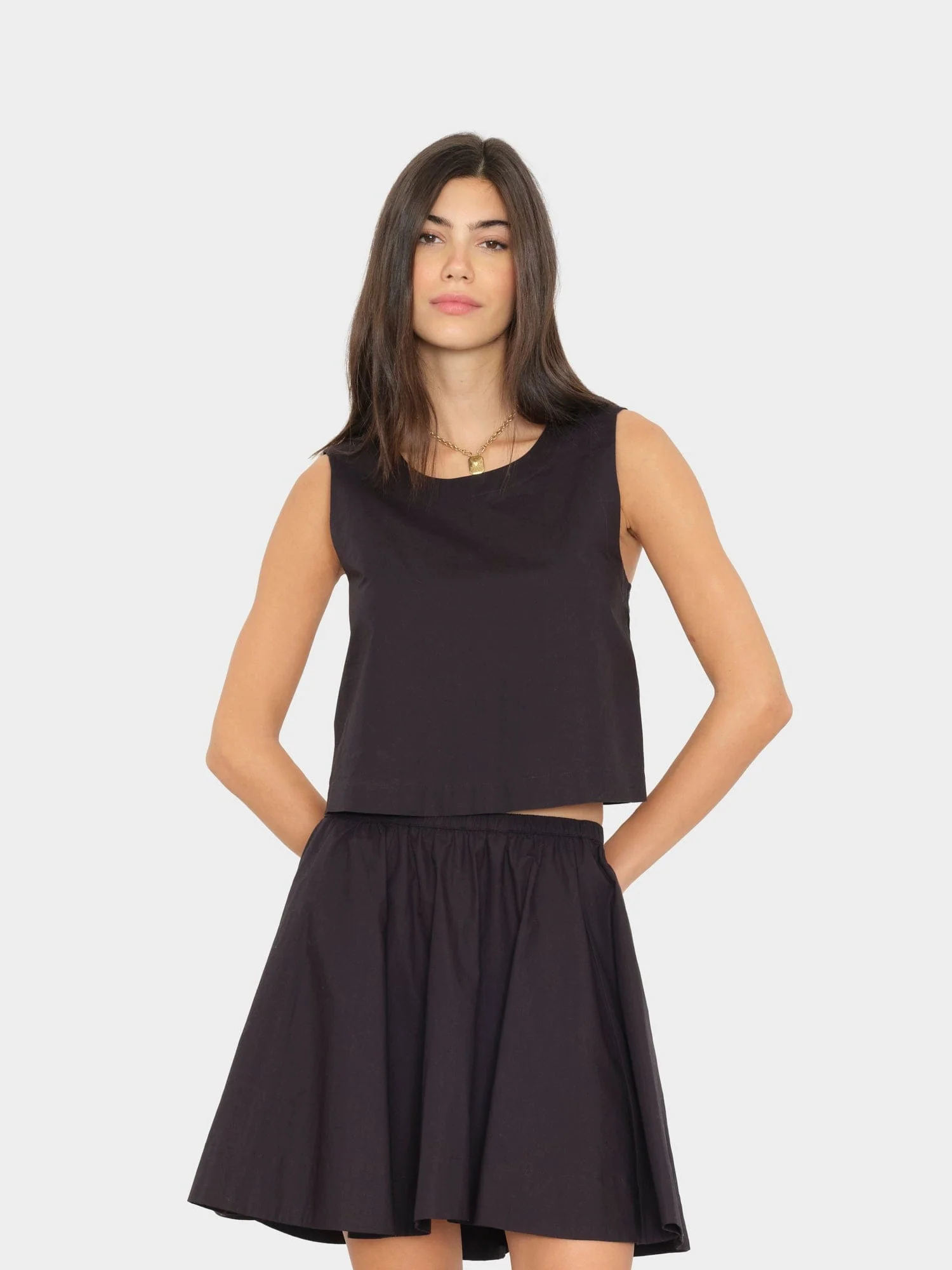 Black Lenore Top