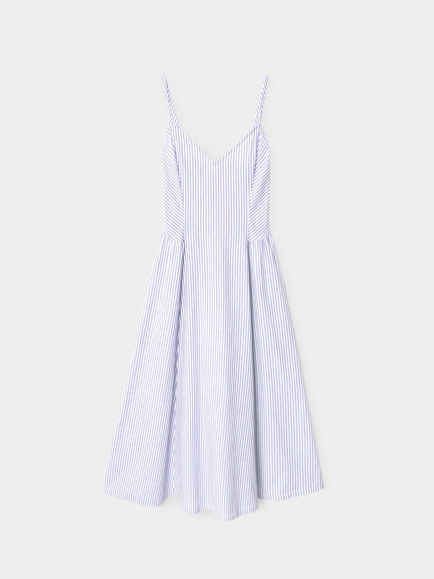Blue Aggie Bardot Dress - Image 4