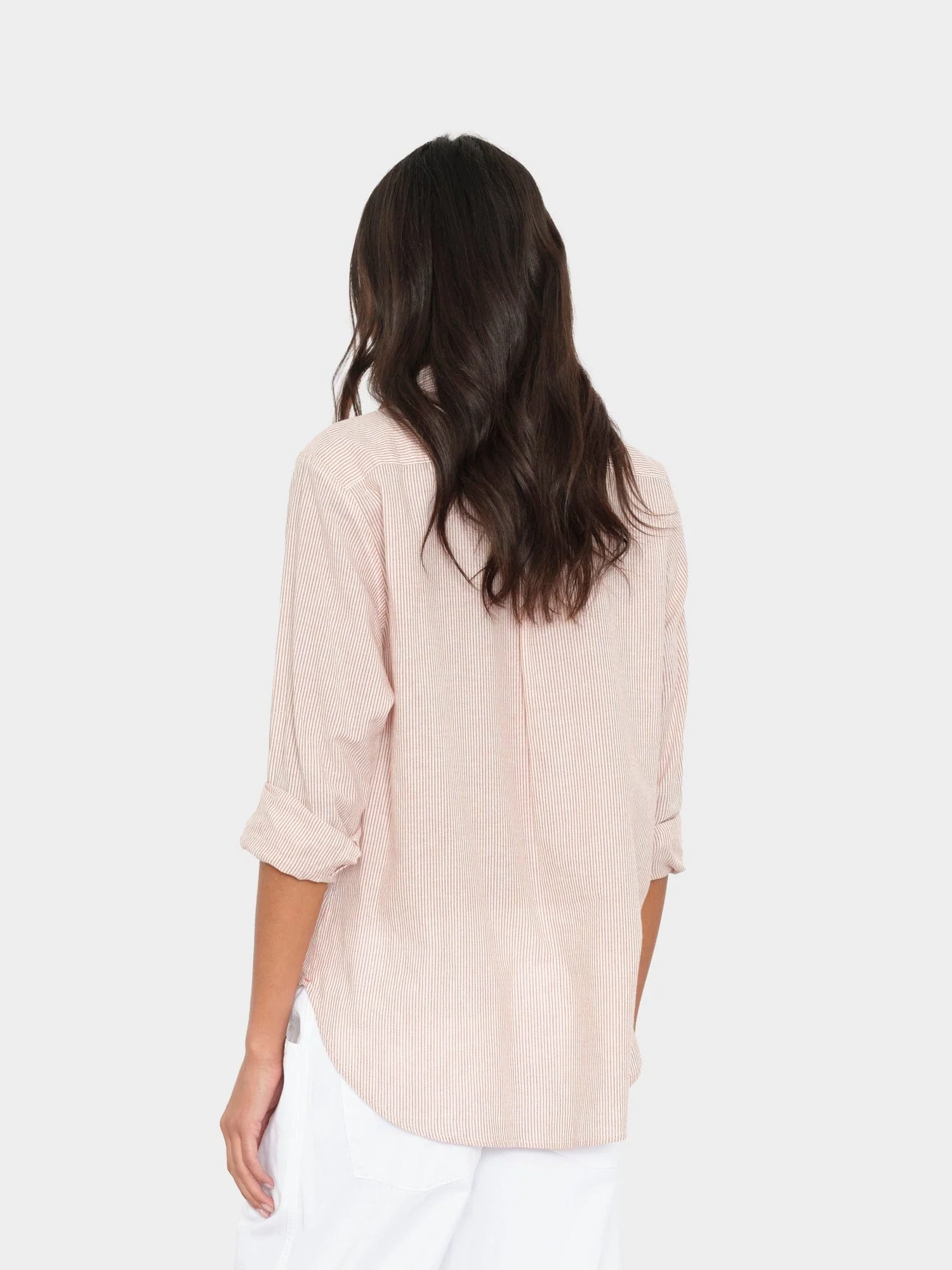 Burnt Sienna Stripe Beau Shirt - Image 3