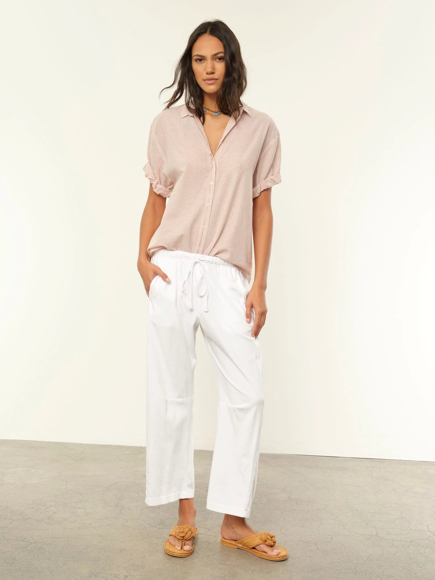 Burnt Sienna Stripe Channing Shirt - Image 3