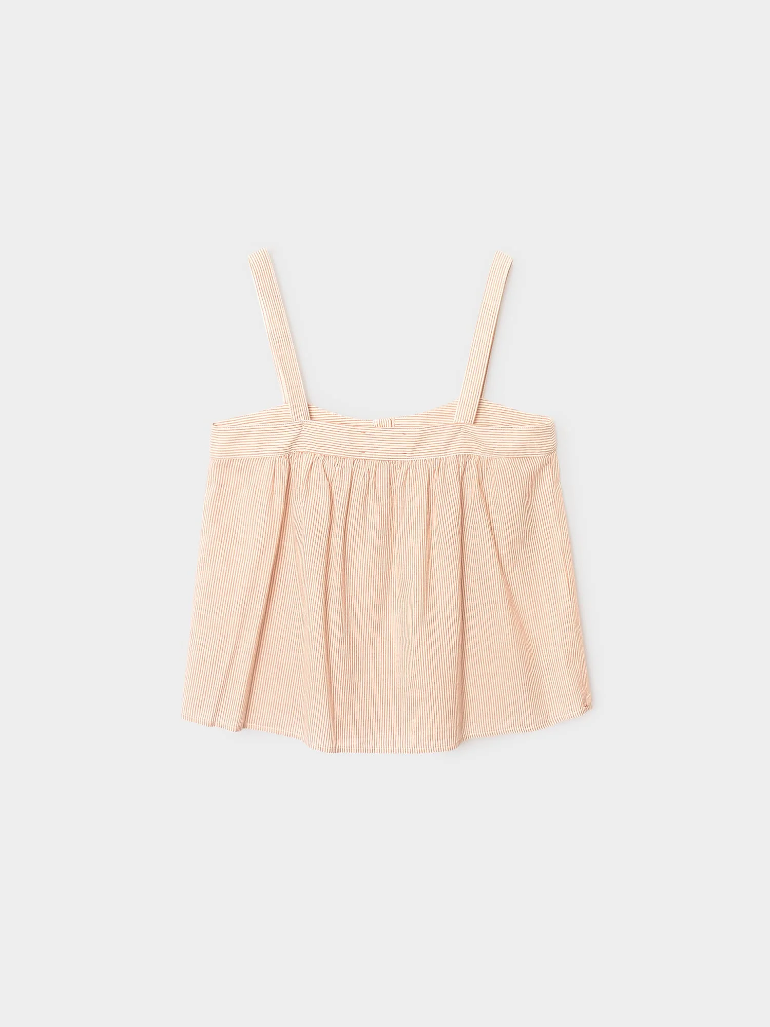 Burnt Sienna Stripe Maryn Top - Image 3