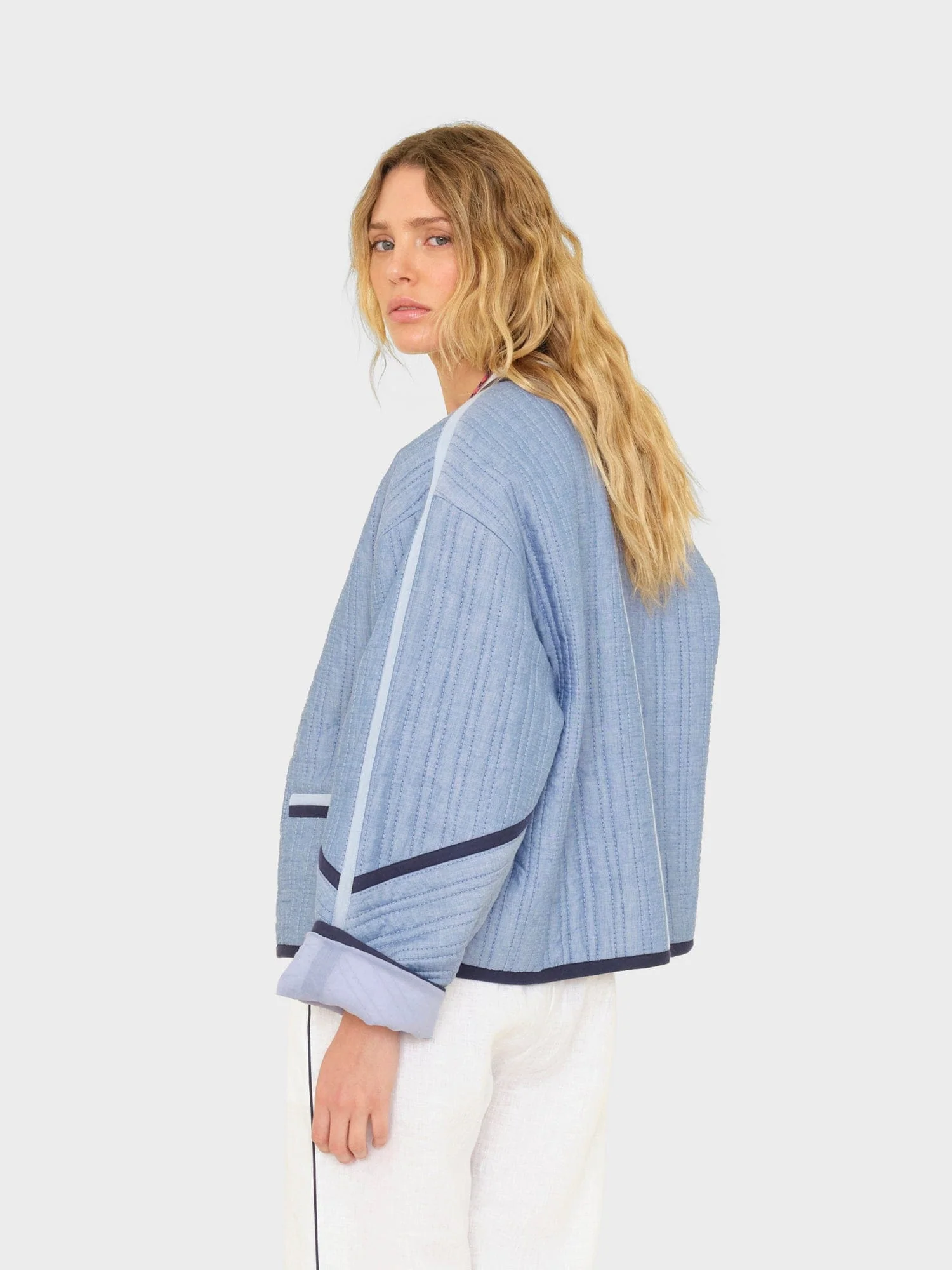 Chambray Patmos Jacket - Image 3