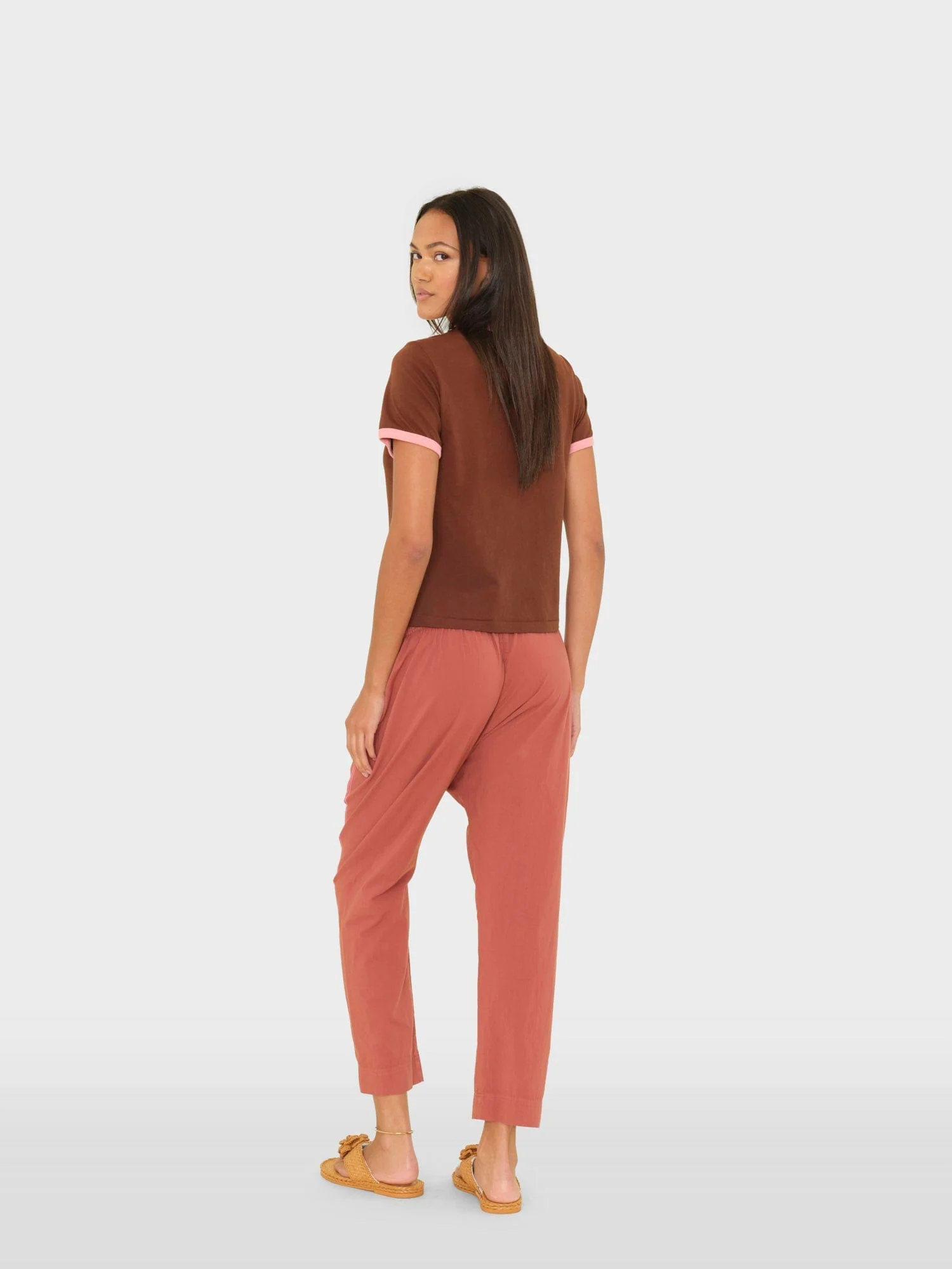 Cinnabar Coral Draper Pant - Image 3