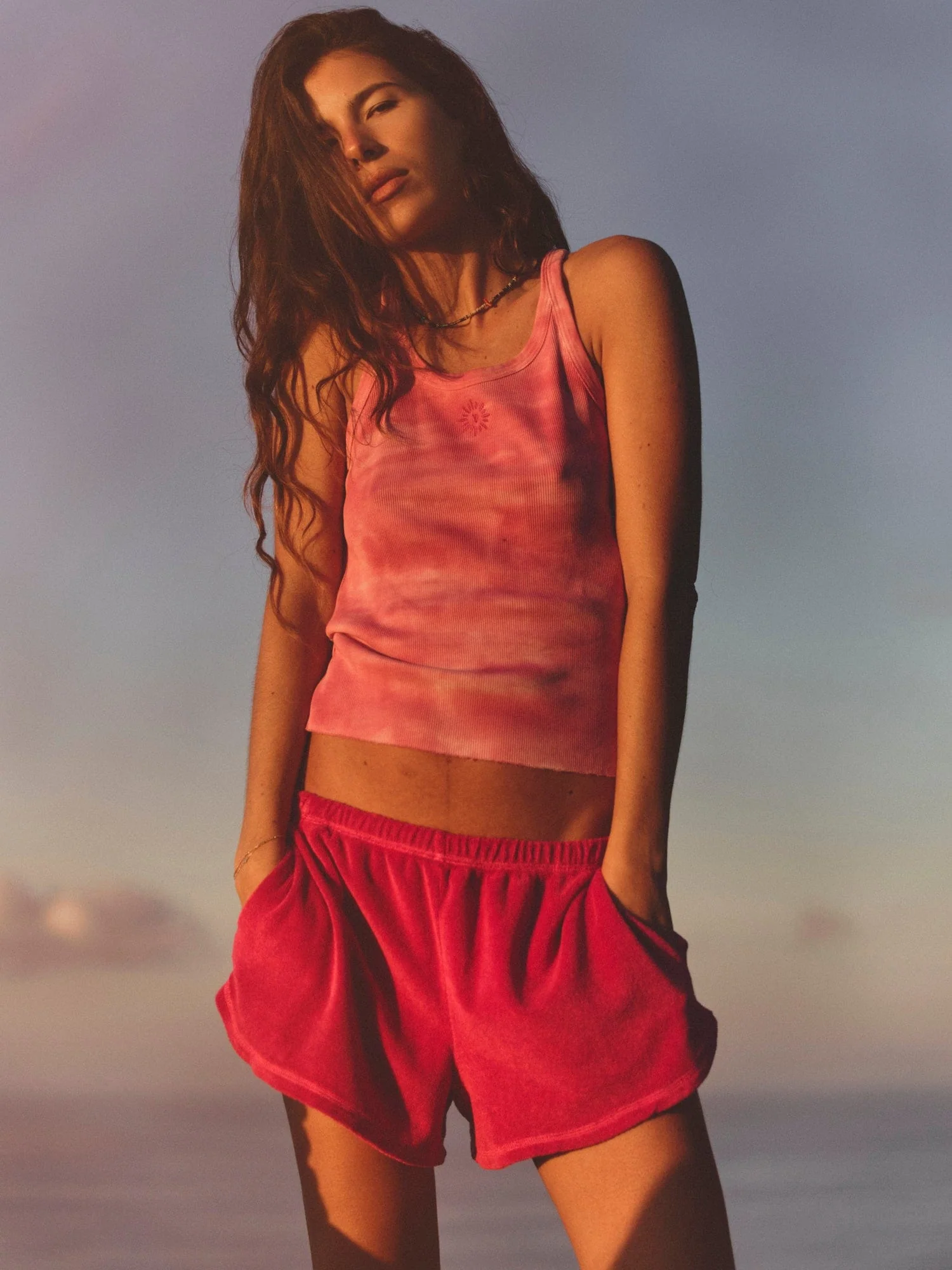 Framboise Hub Terry Sweatshort - Image 3