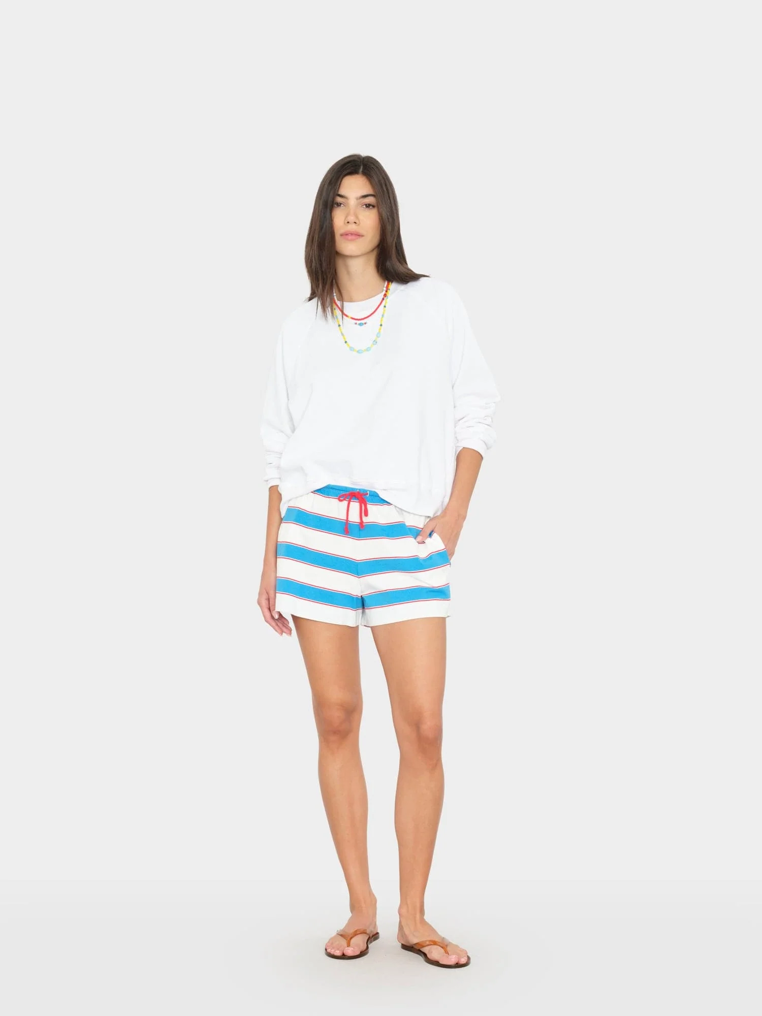 Freshwater Stripe Cassie Short
