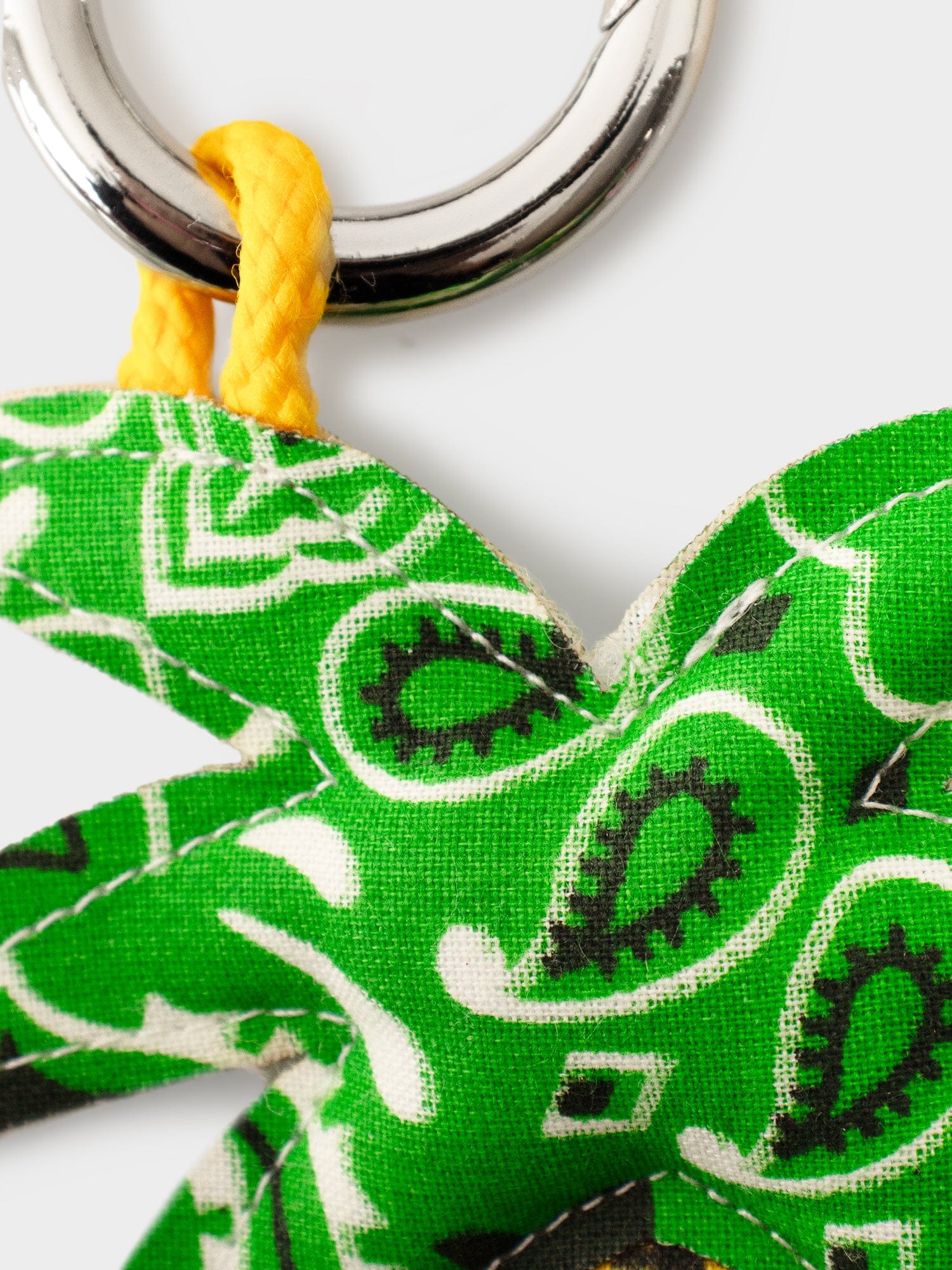 Grass Green Mustard Palm Keychain - Image 3