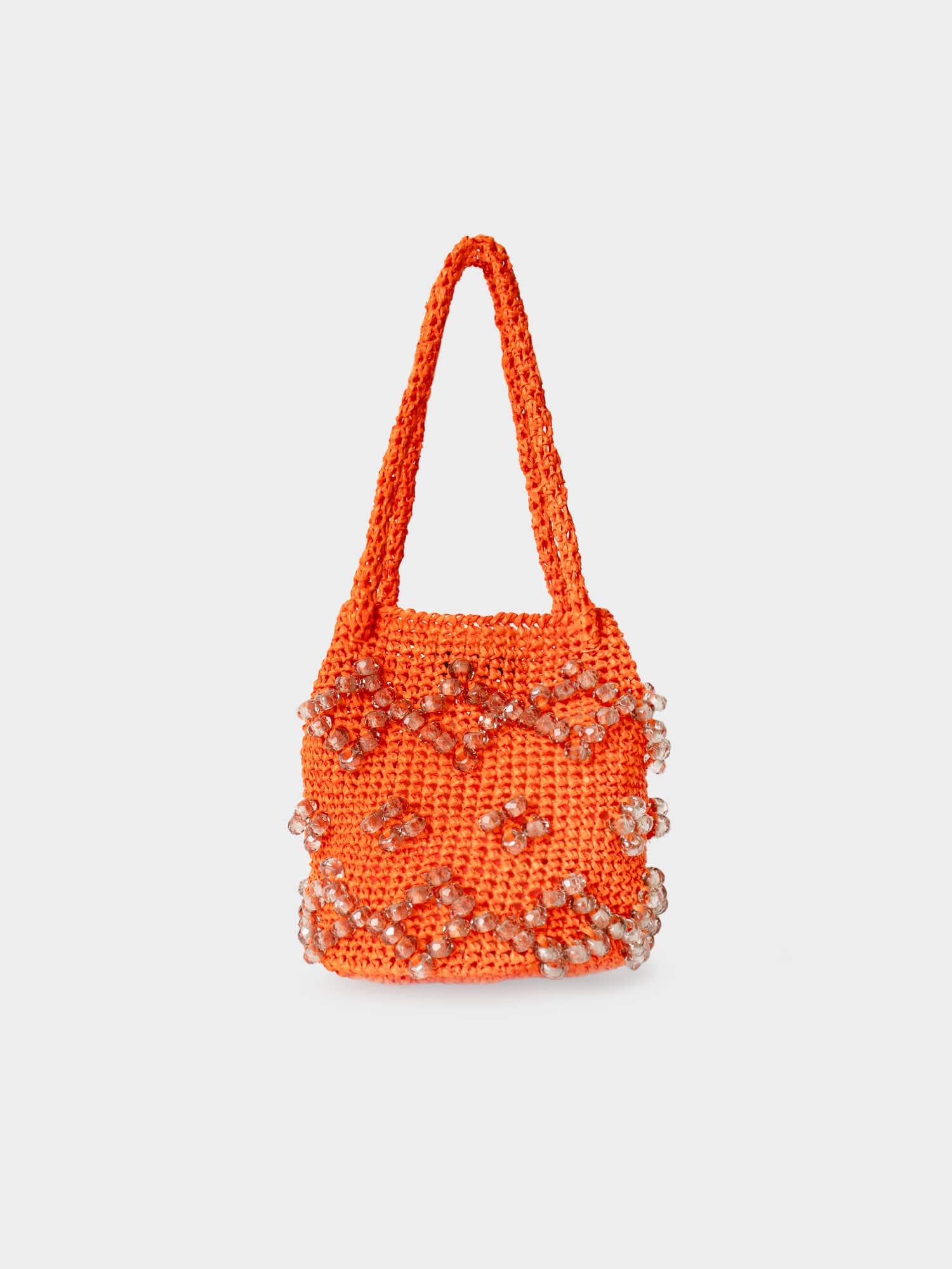 Orange La Gemmé Mini Bucket Bag - Image 3