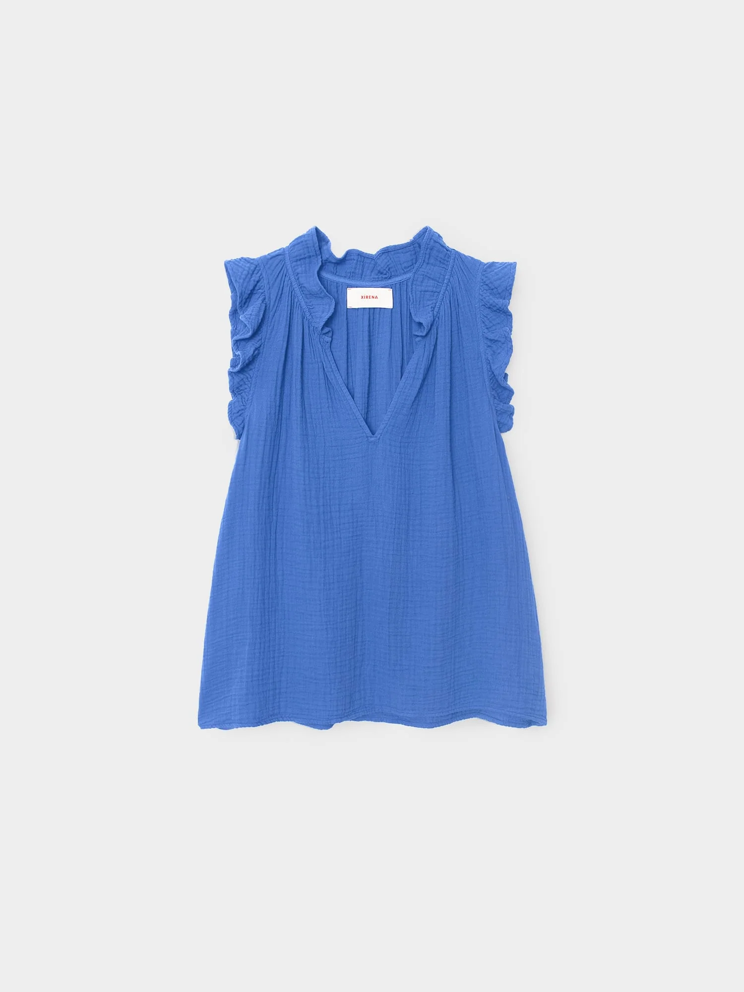 Nautical Blue Bex Gauze Top - Image 3