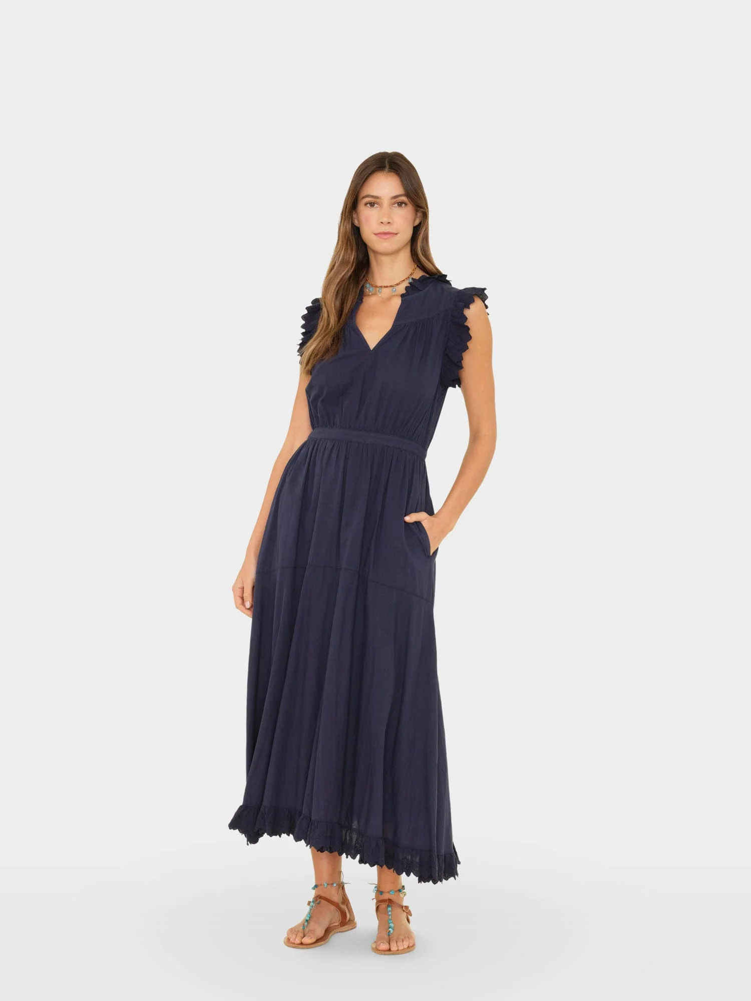 Navy Britta Dress