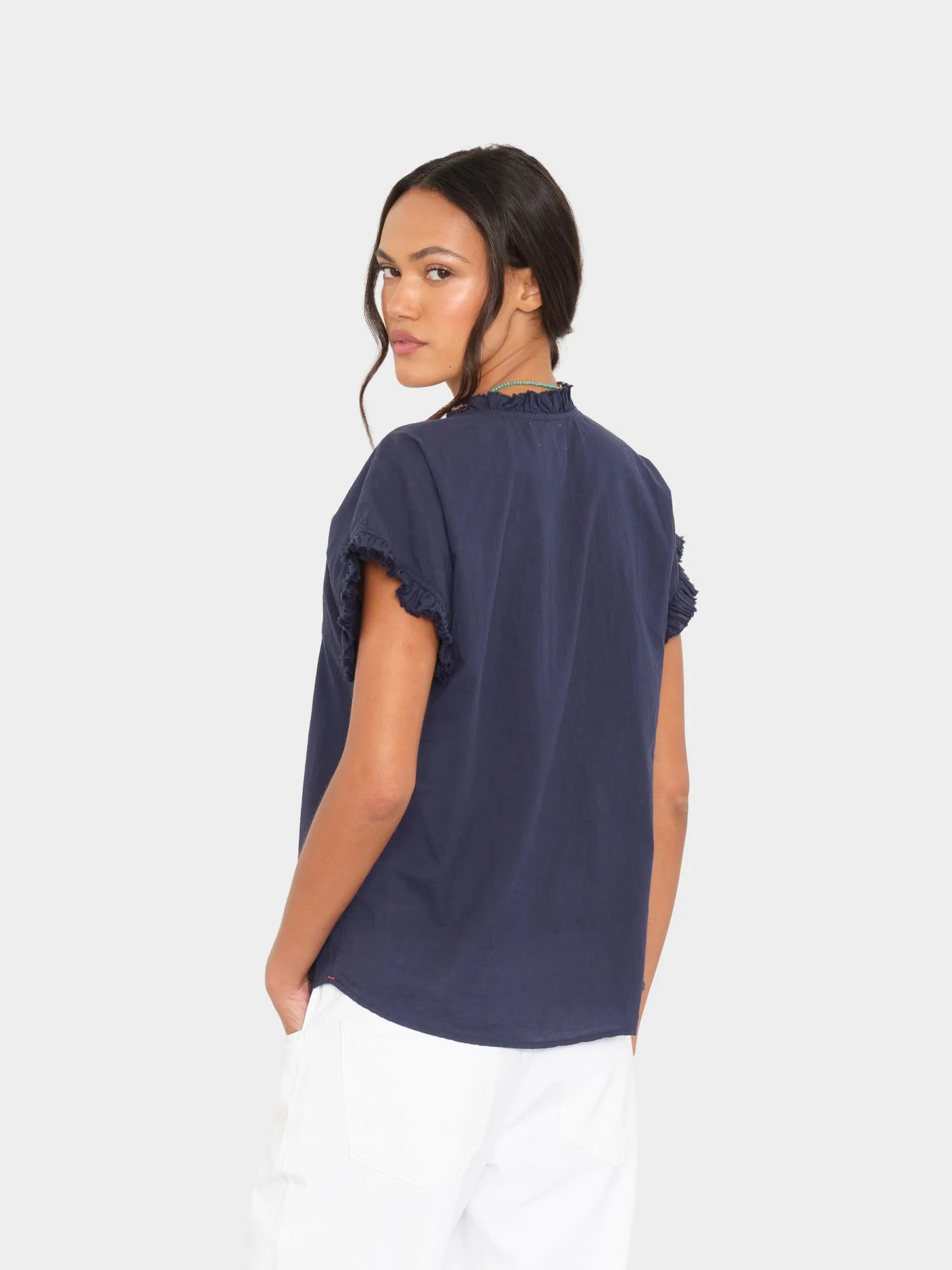 Navy Darcy Top - Image 2