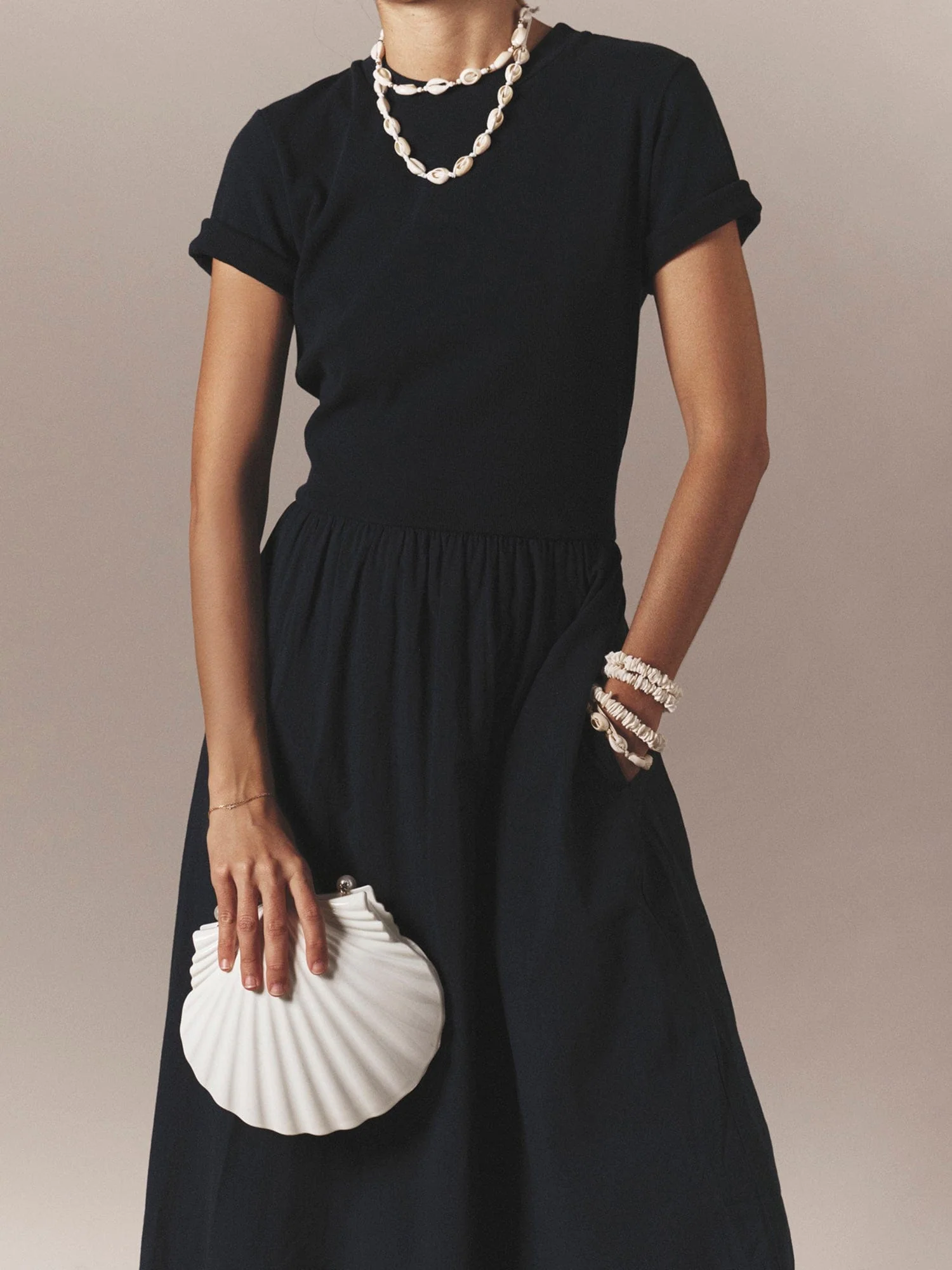 Navy Fayth Dress - Image 2