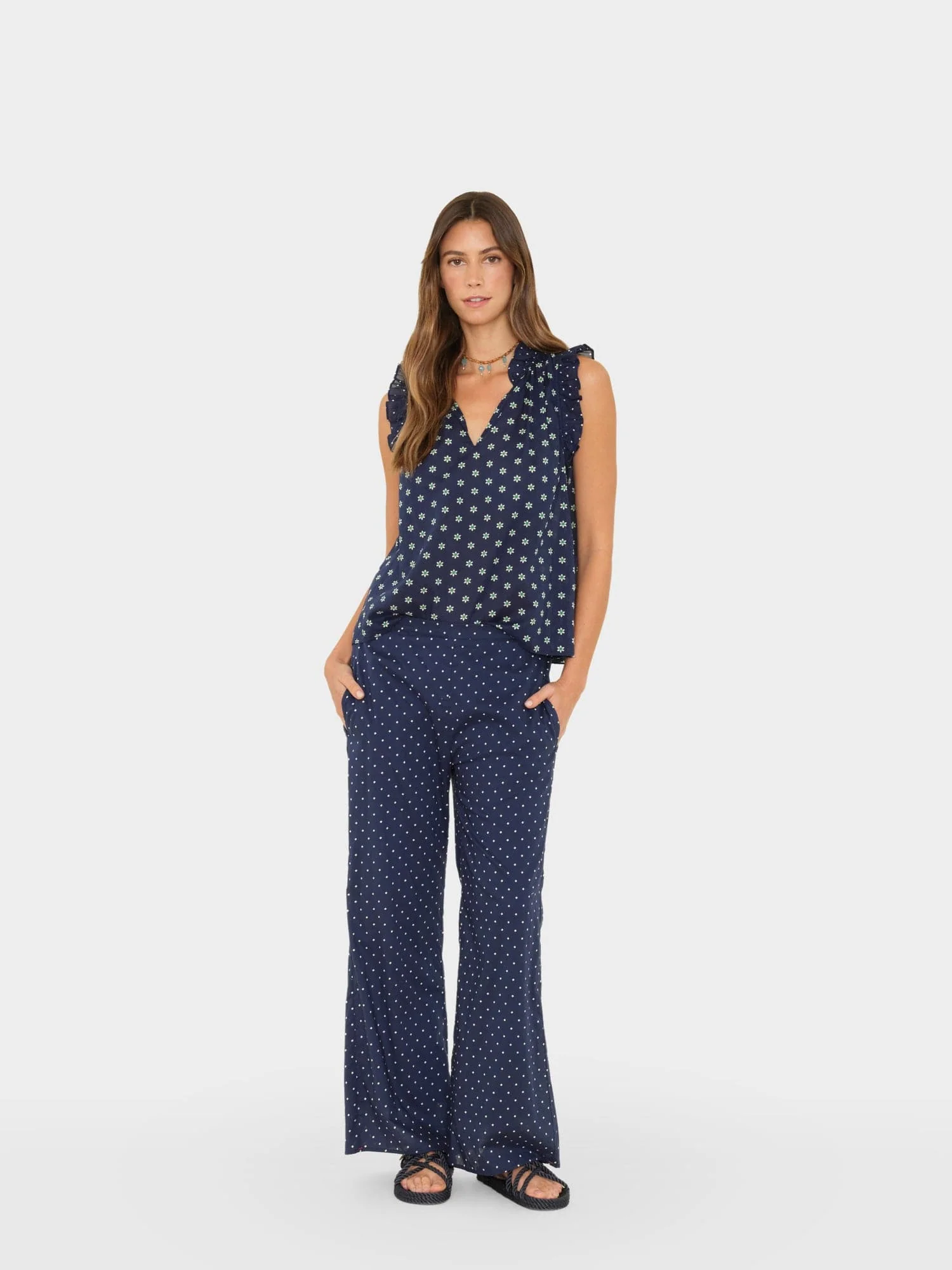 Navy Daisy Tori Pant - Image 4