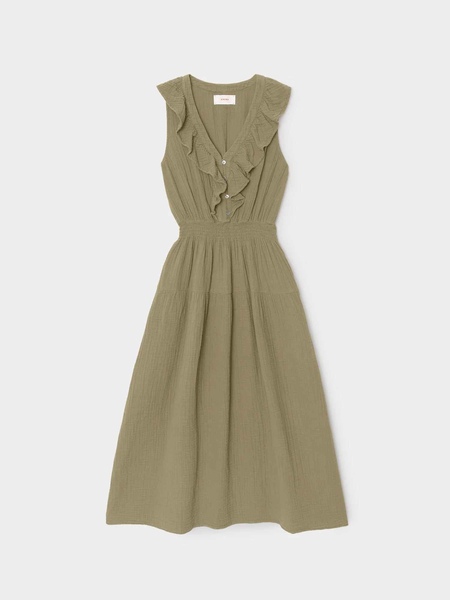 Olive Moss Desa Dress - Image 4