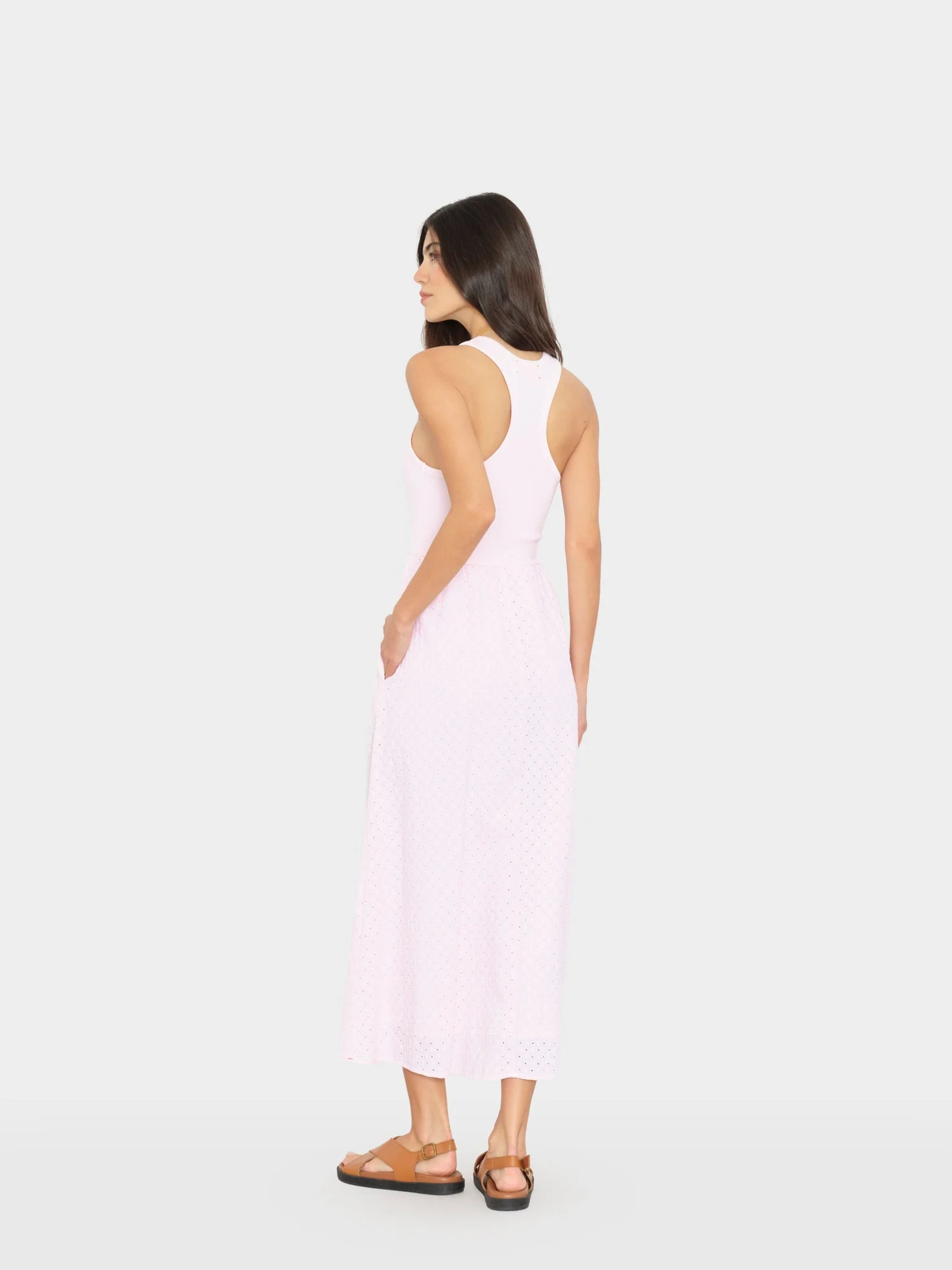 Pale Rose Flynn Embroidered Dress - Image 2