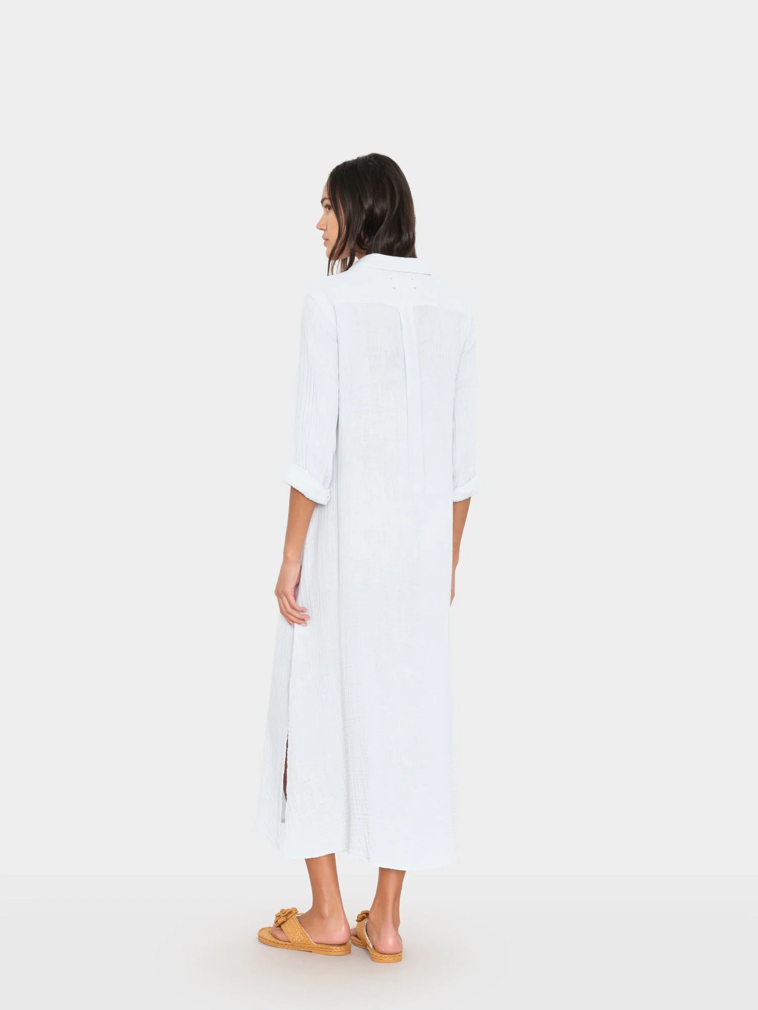 Pale Sky Boden Gauze Dress - Image 3