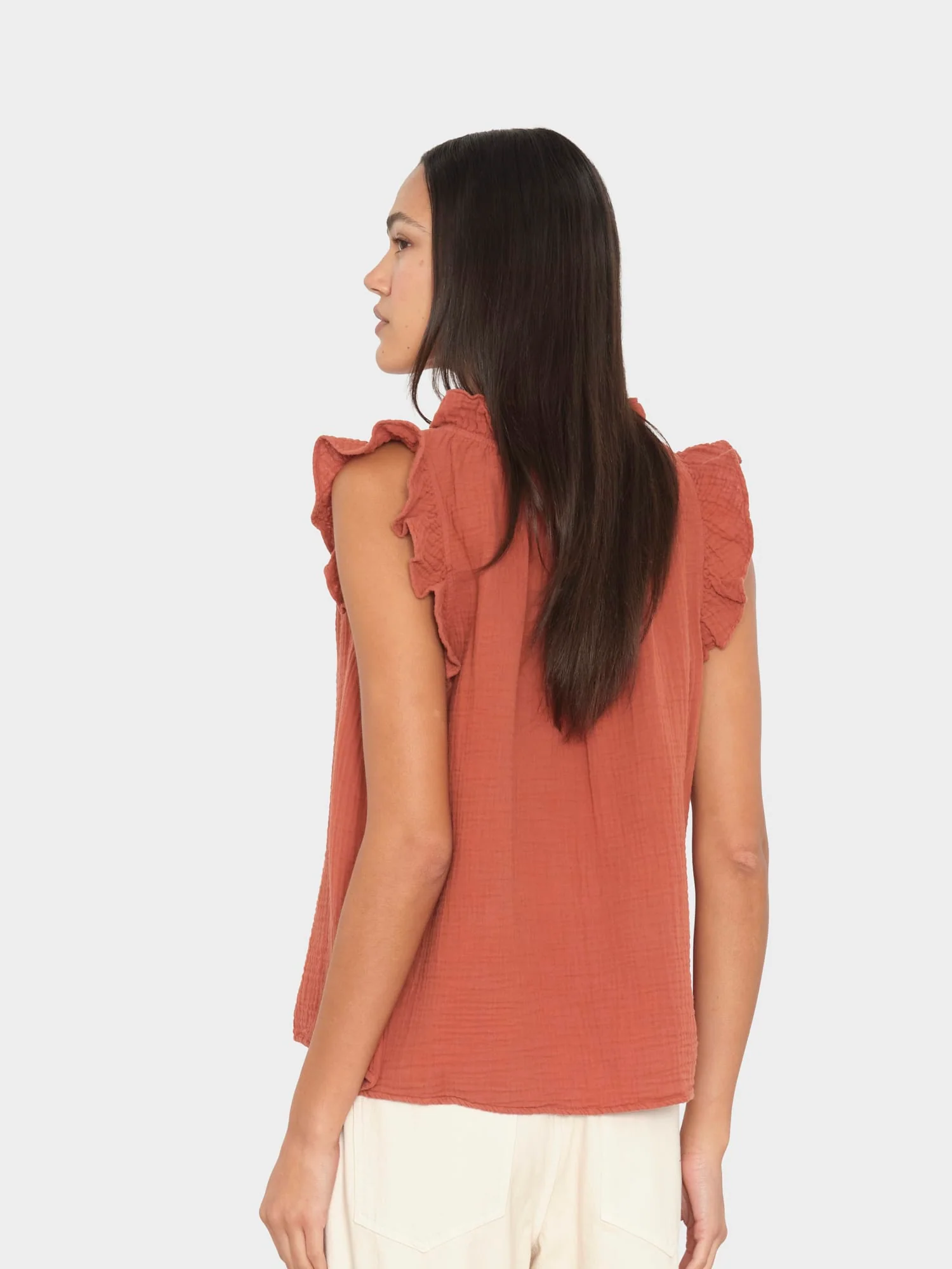Picante Bex Gauze Top - Image 2