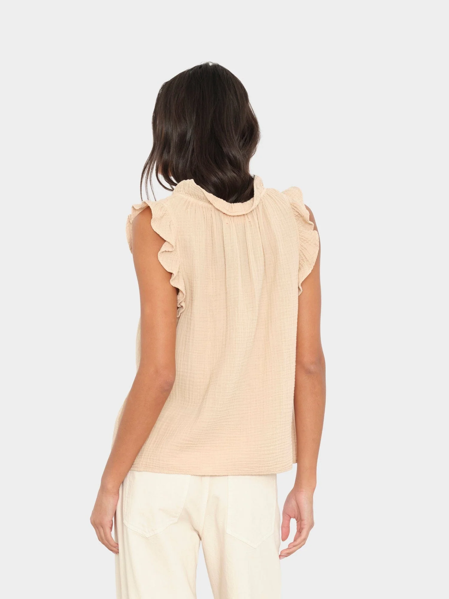 Rattan Bex Gauze Top - Image 2