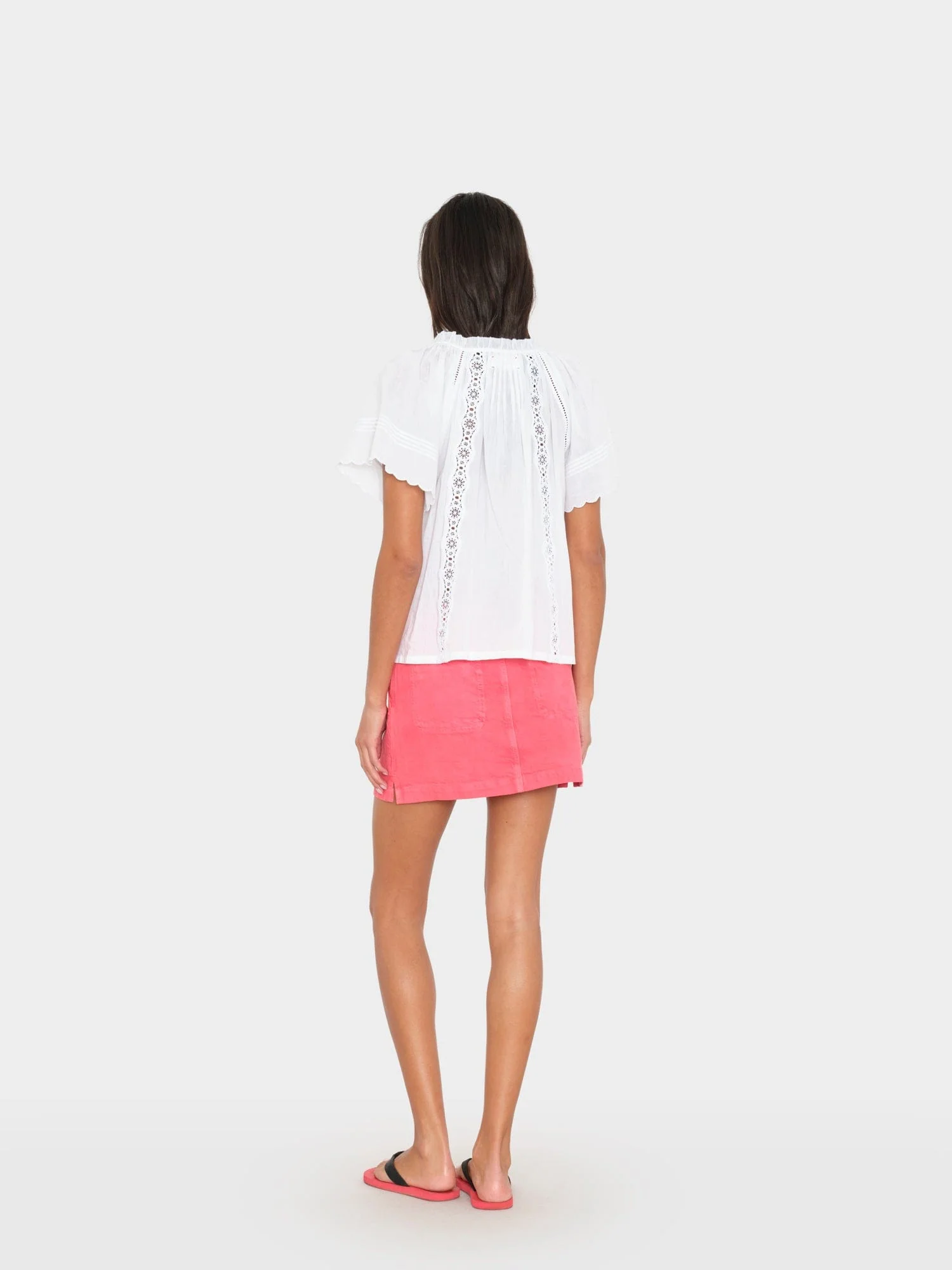 Red Light Lucia Denim Skirt - Image 3