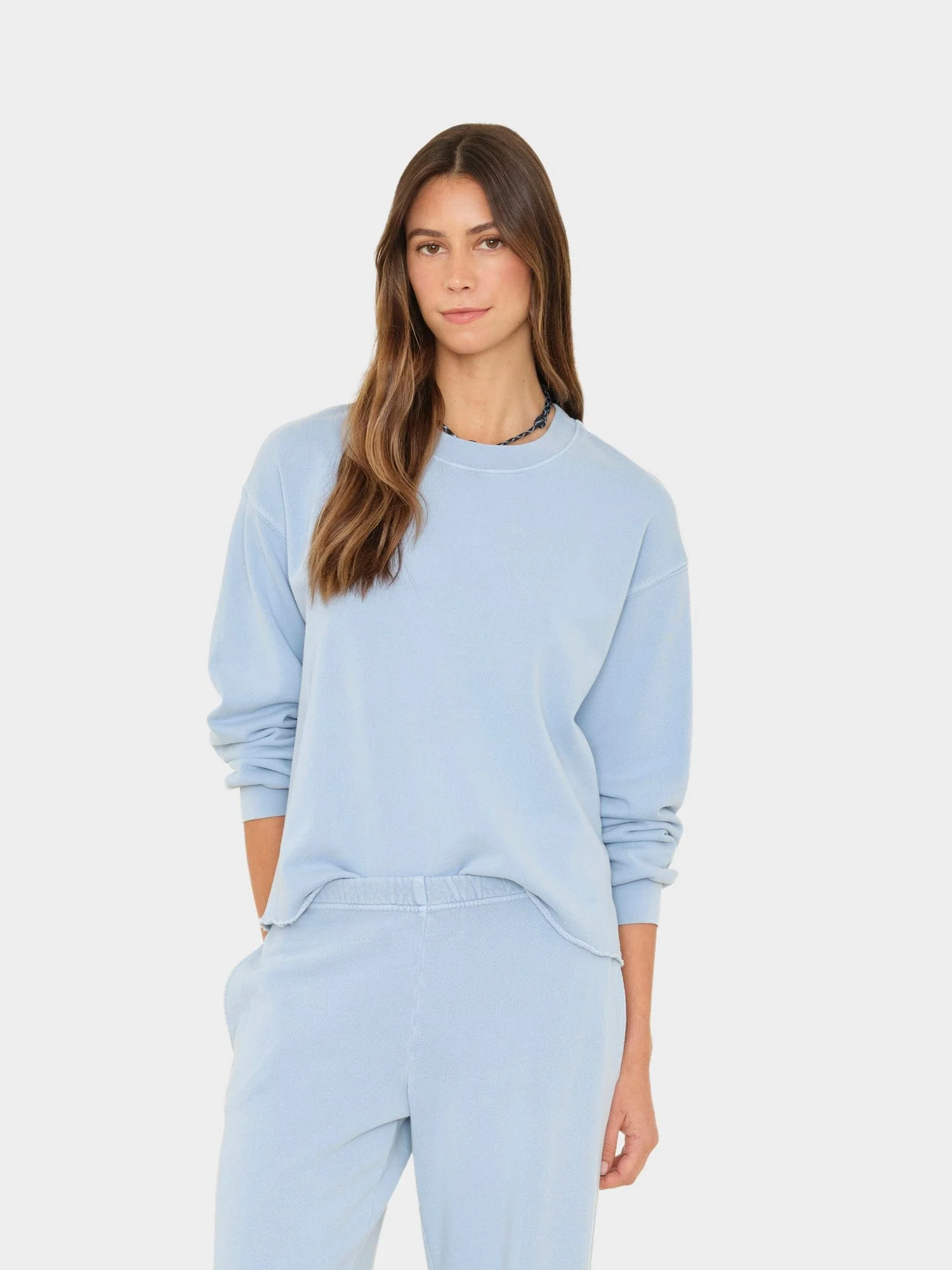 Seasalt Blue Honor Terry Sweatshirt