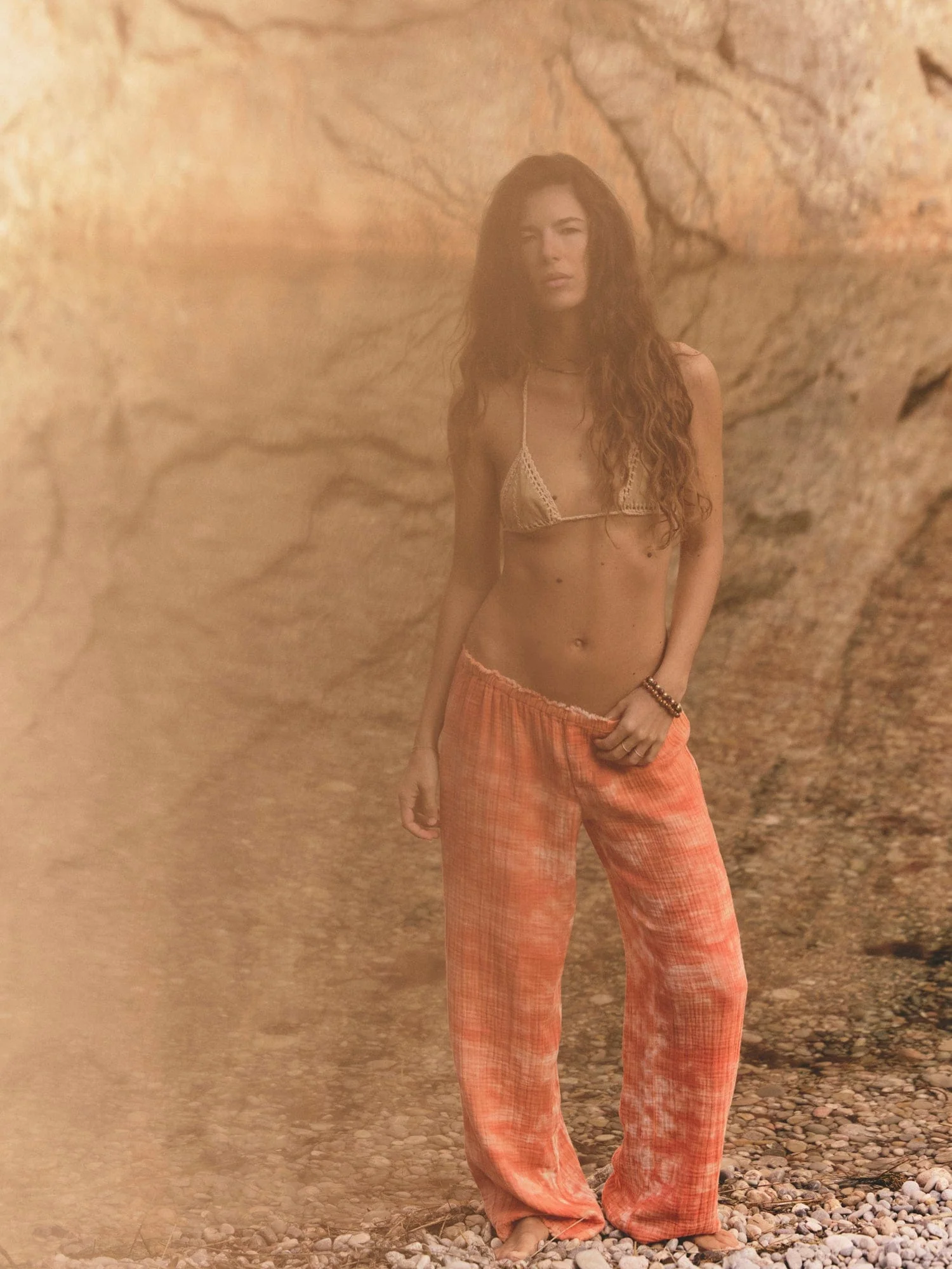 Sunset Orange Joseph Pant - Image 2