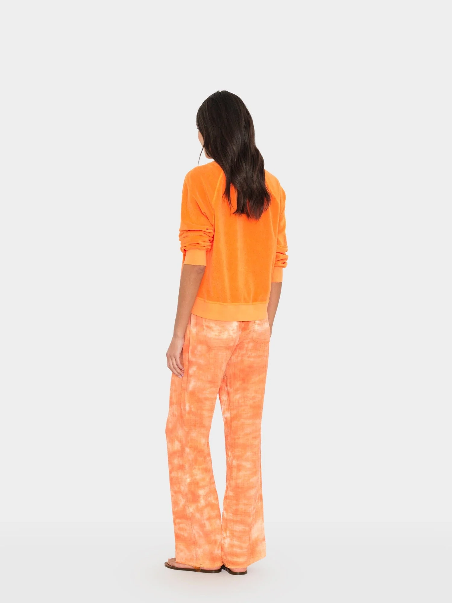 Sunset Orange Joseph Pant - Image 3