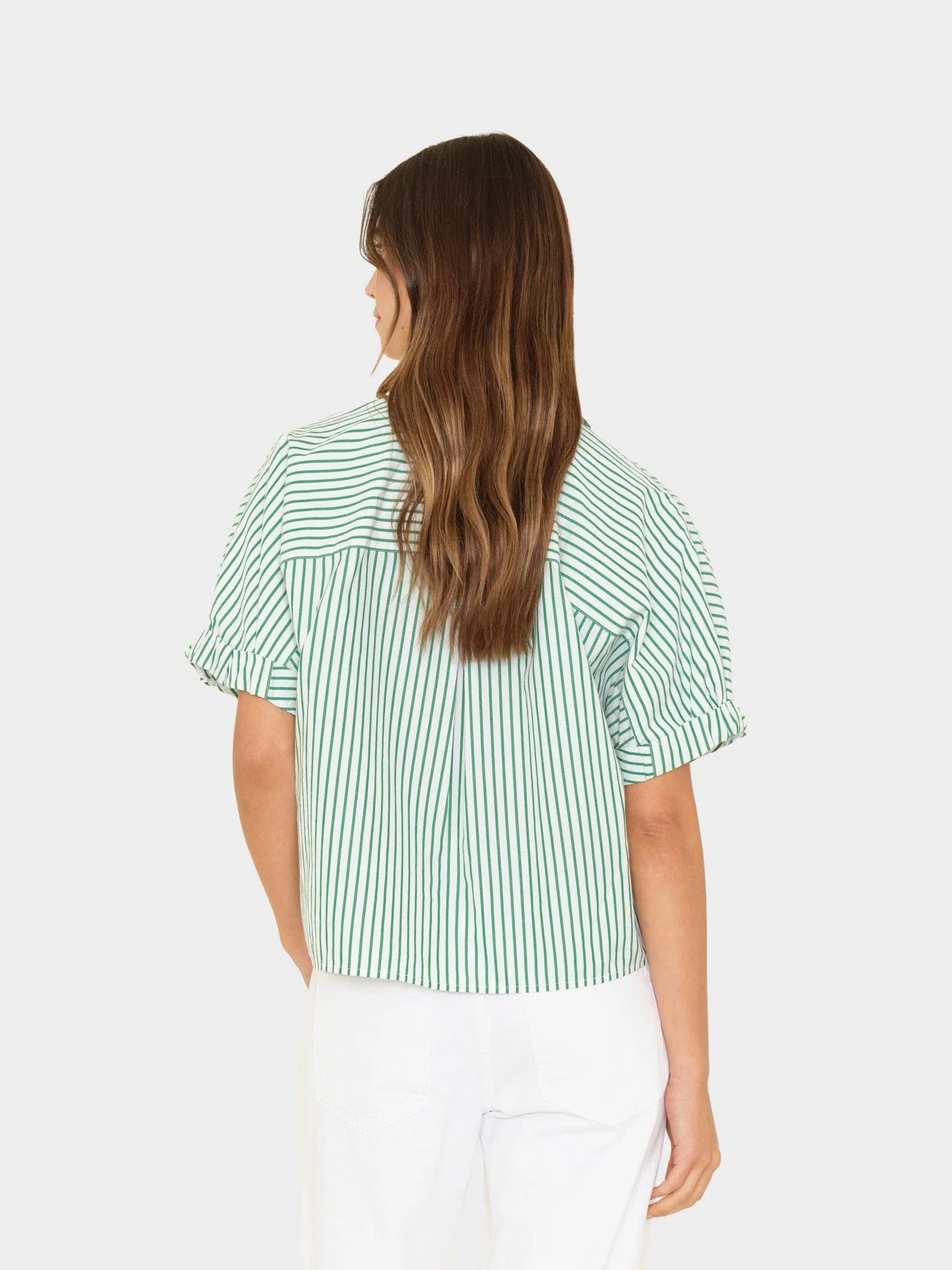 Trellis Green Teddy Shirt - Image 3