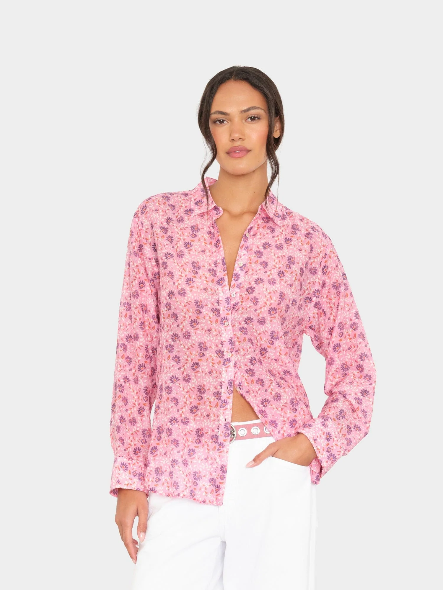 Violet Petals Beau Shirt