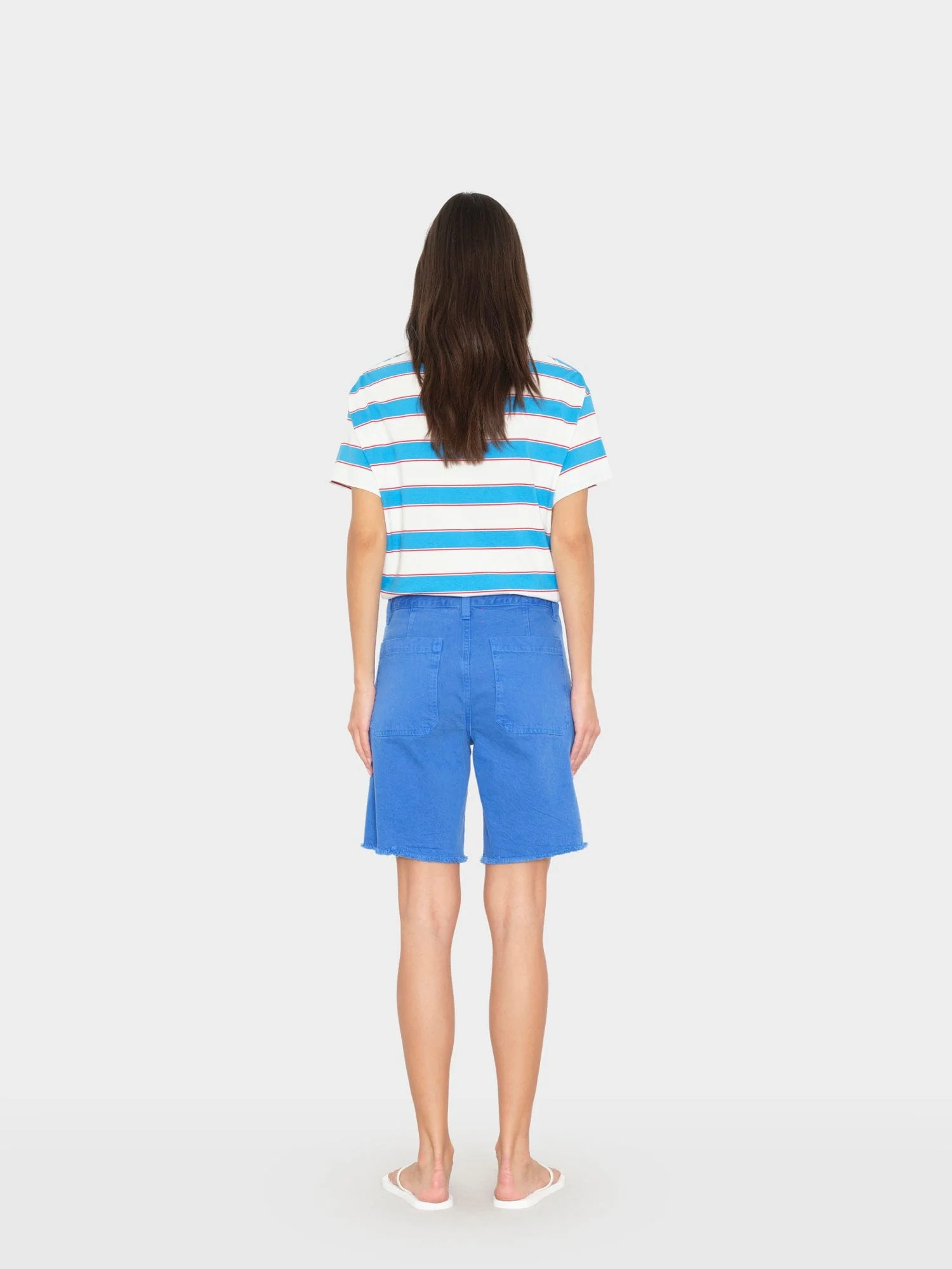 Washed Cobalt Knox Denim Short - Image 3