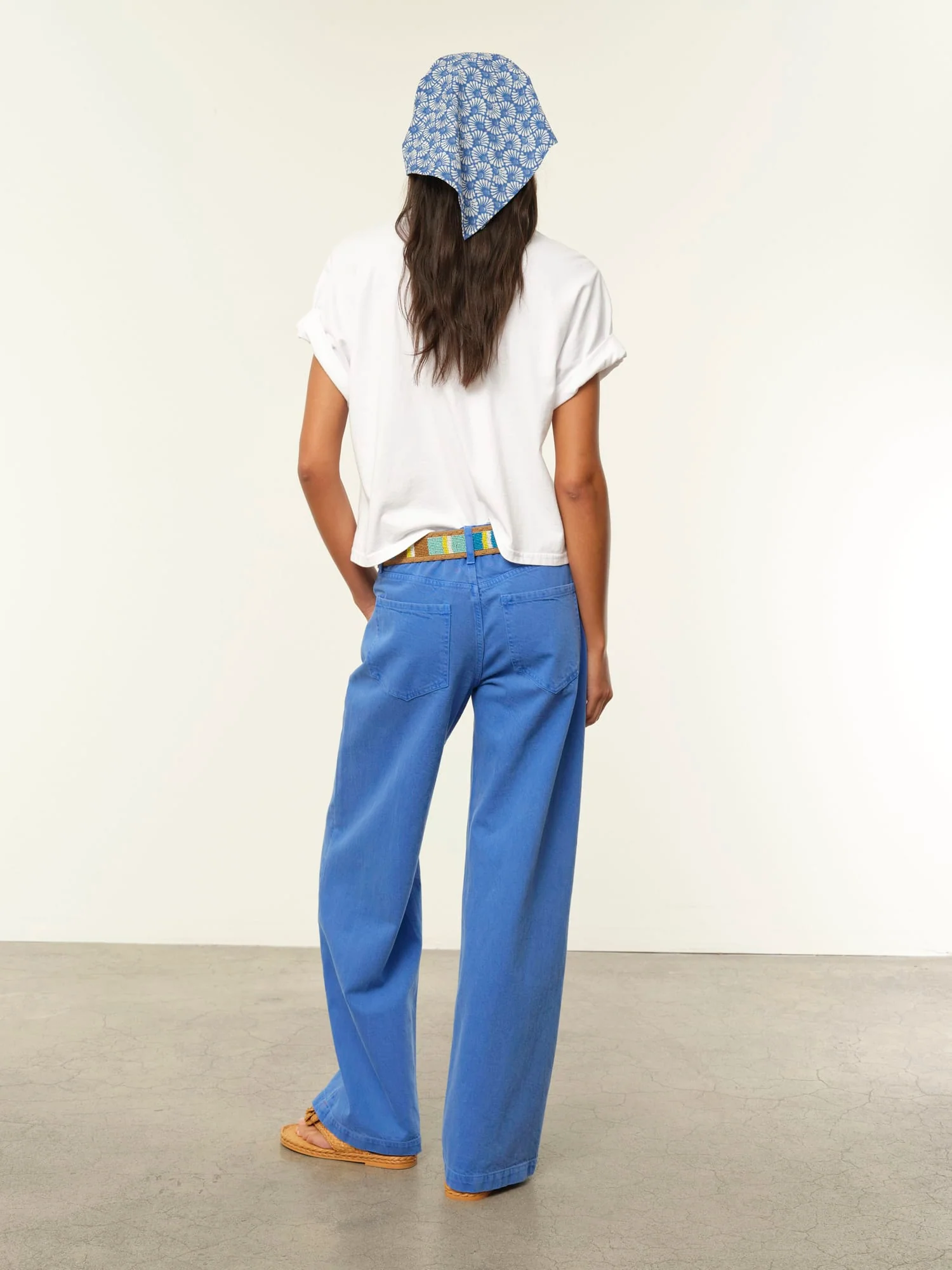 Washed Cobalt Nixon Denim Pant - Image 3