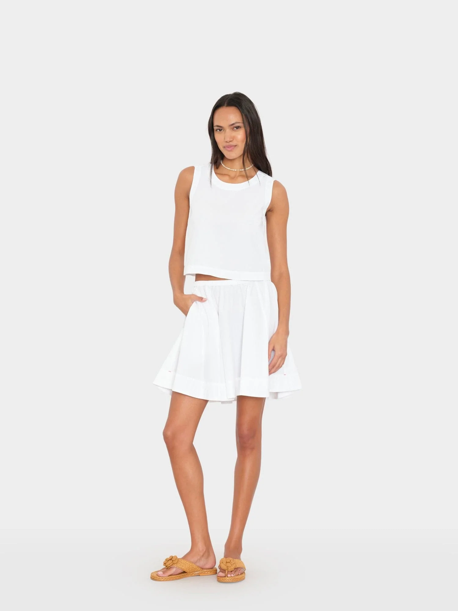 White Angela Skirt