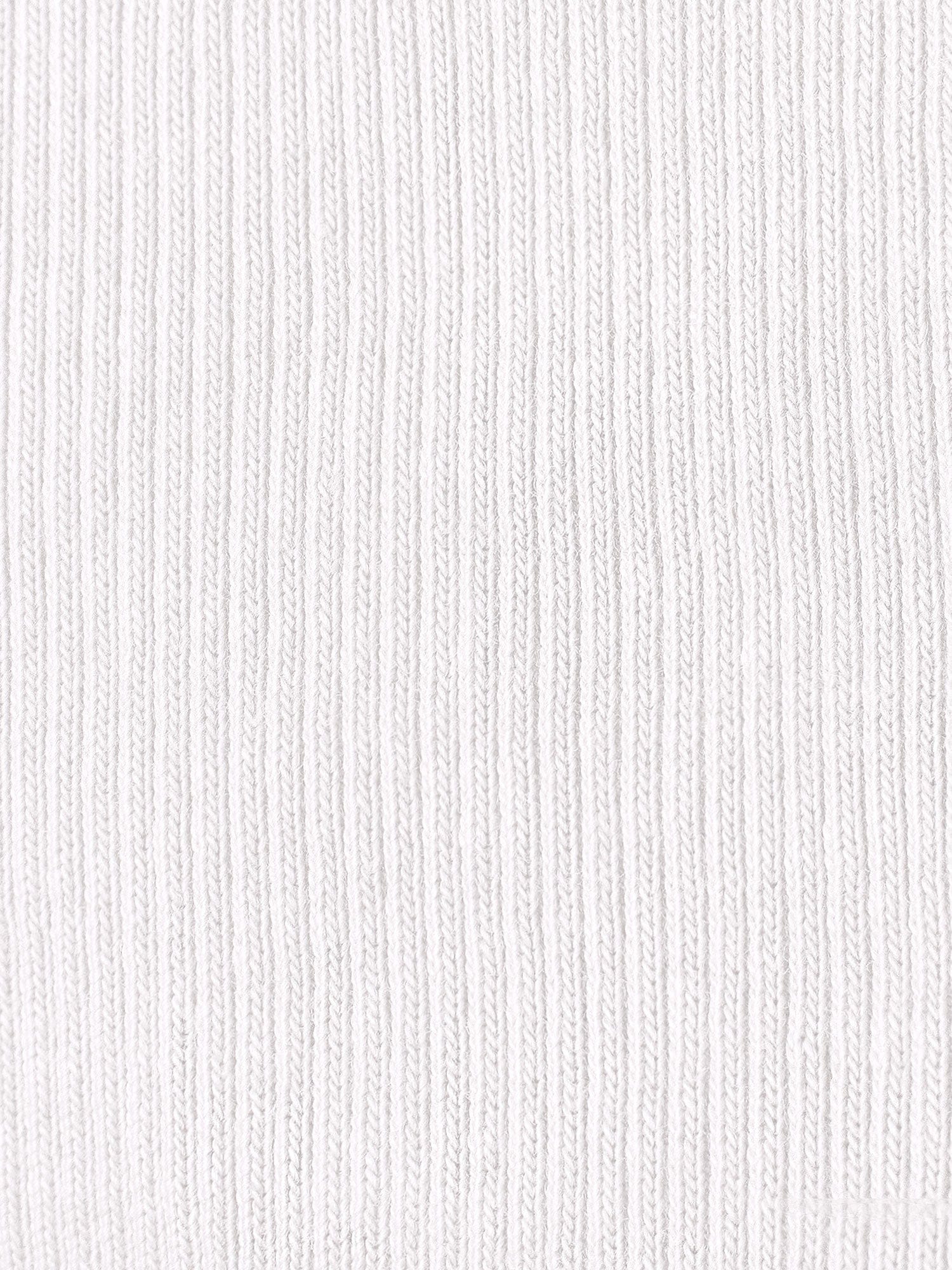 White Arynn Fine Rib Tank Top - Image 4