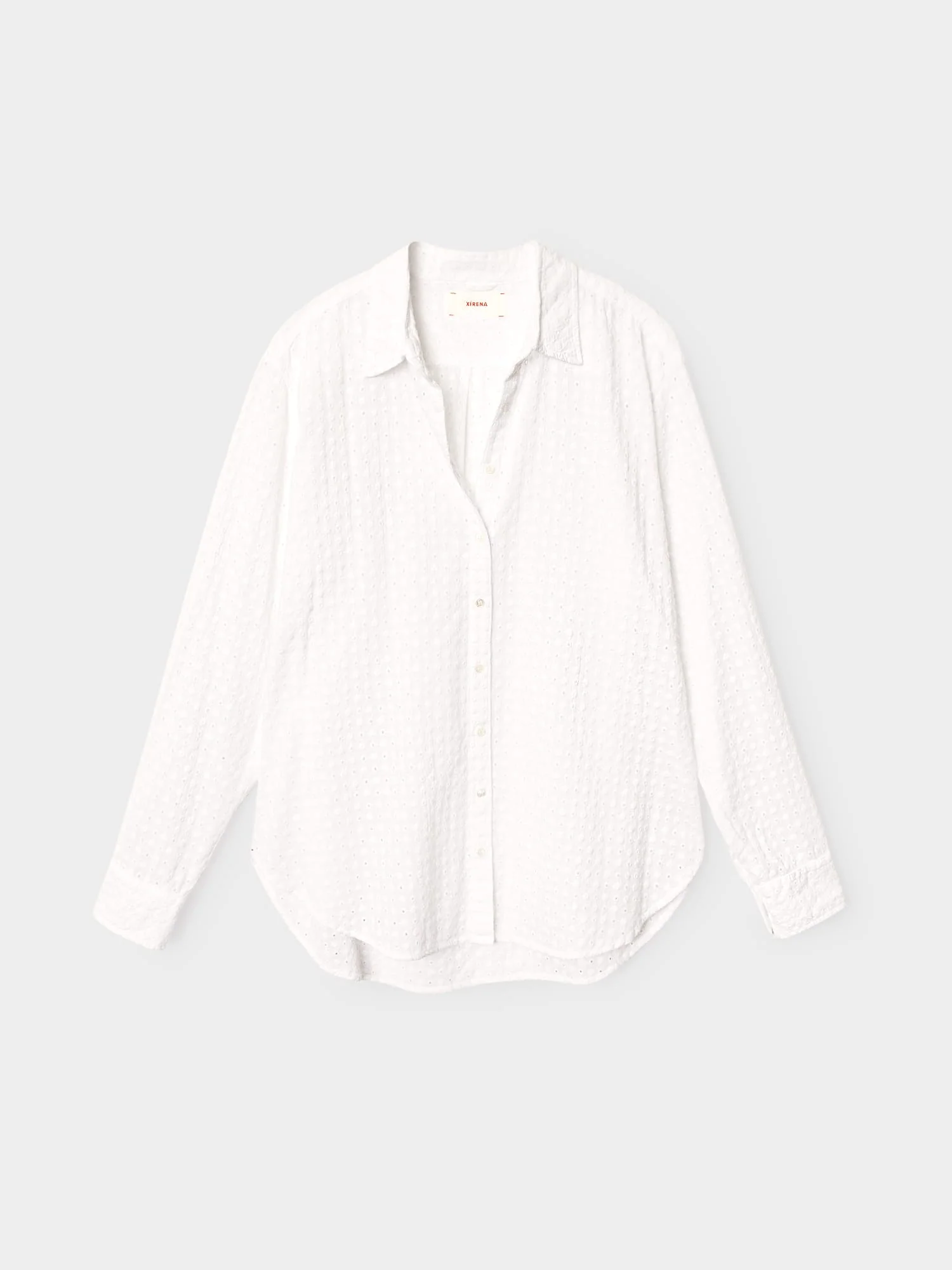 White Beau Embroidered Shirt - Image 3