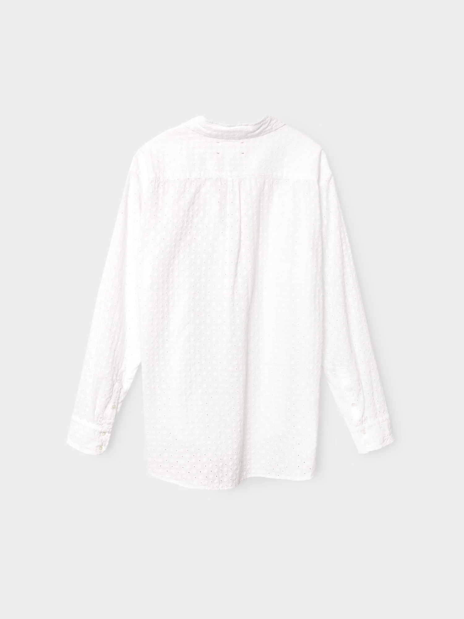 White Beau Embroidered Shirt - Image 4