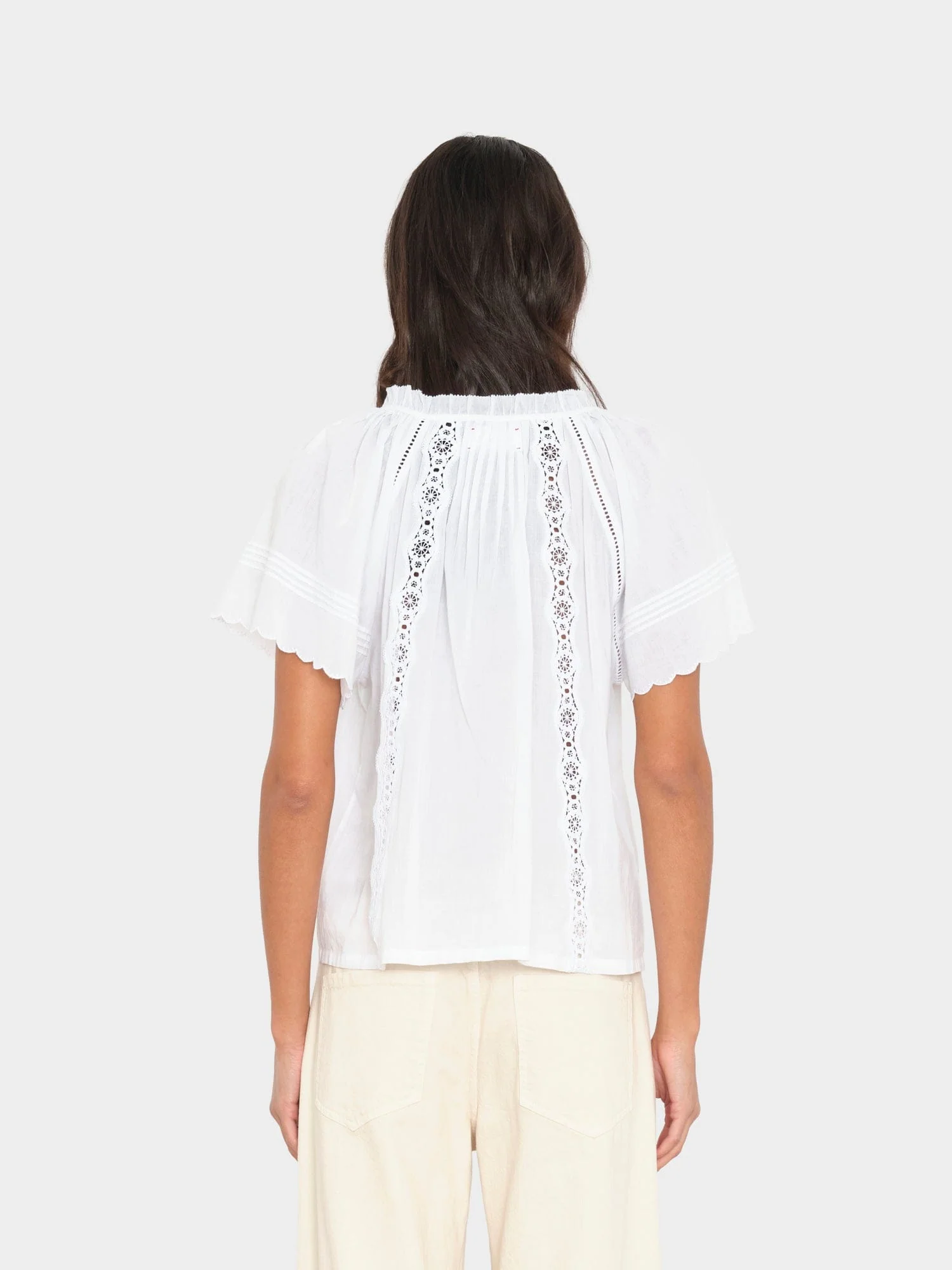 White Bianca Shirt - Image 3