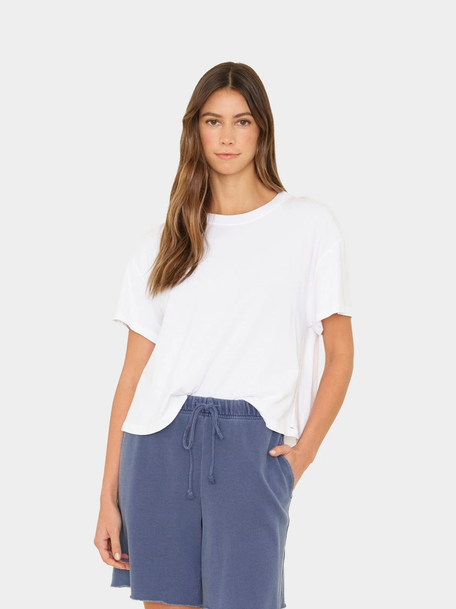 White Carter Tee
