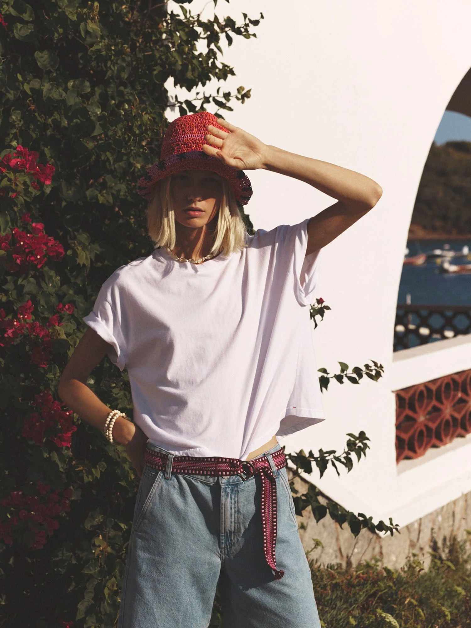 White Carter Tee - Image 2