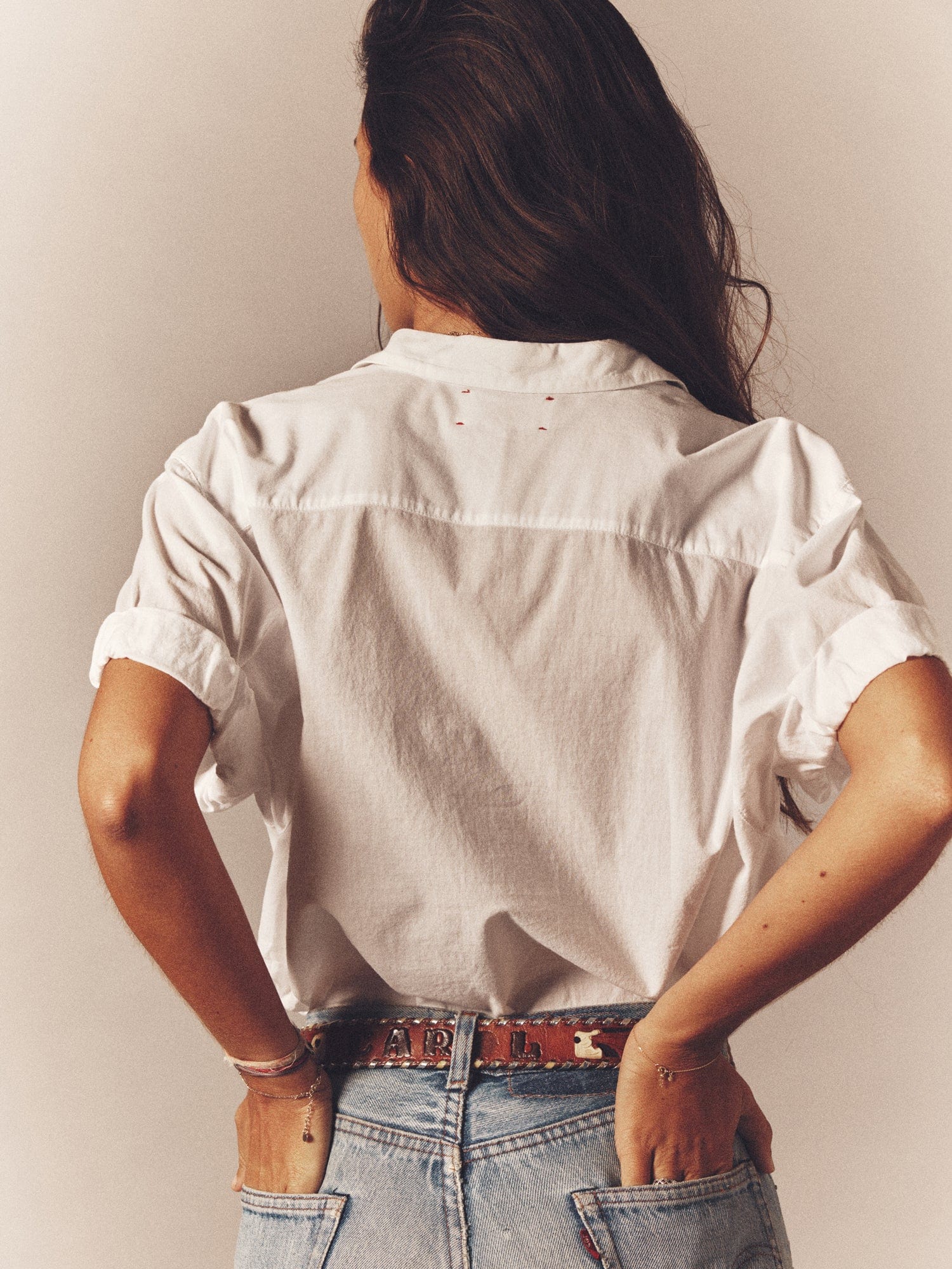 White Channing Shirt - Image 4