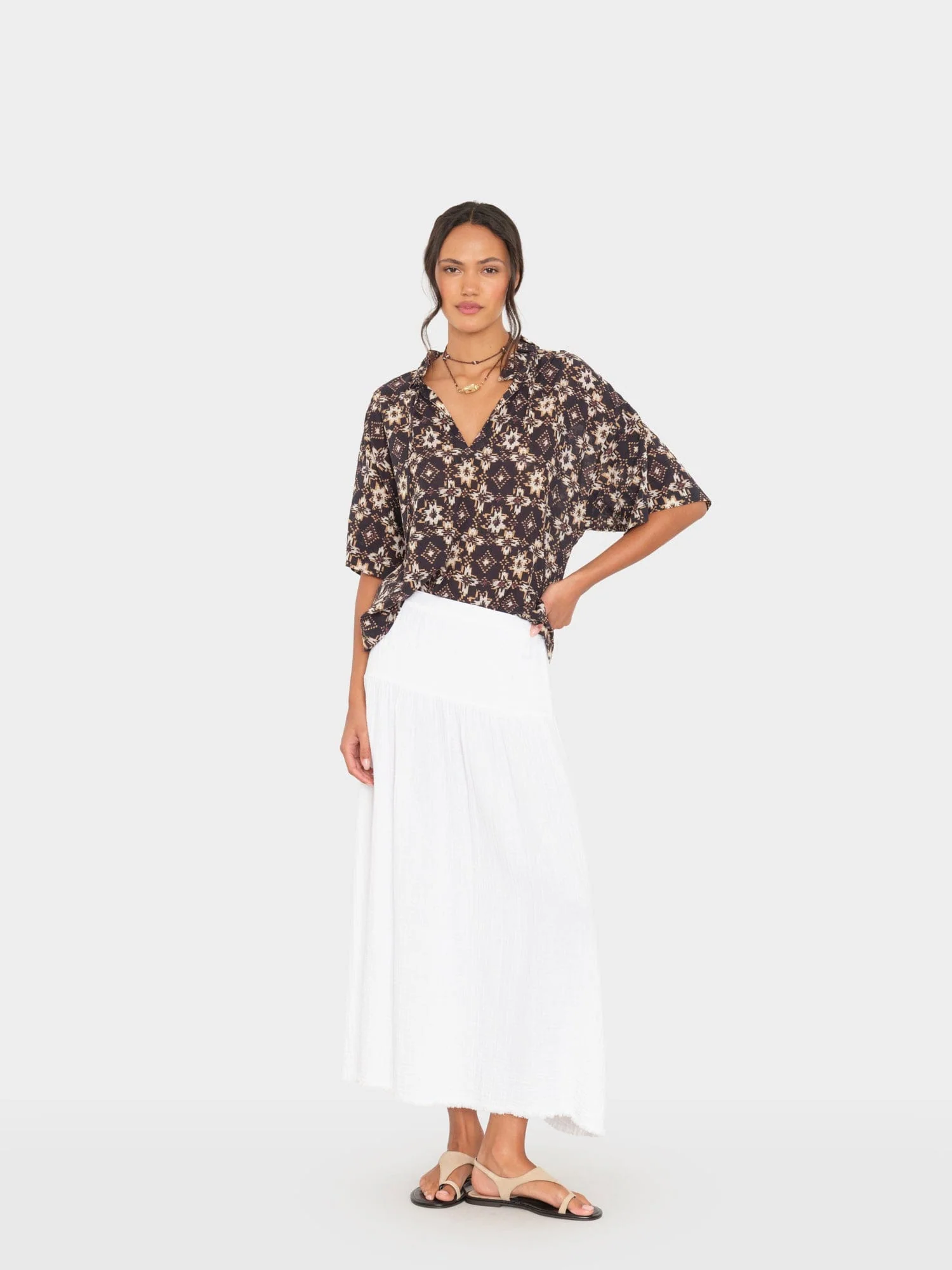 White Evelyn Skirt