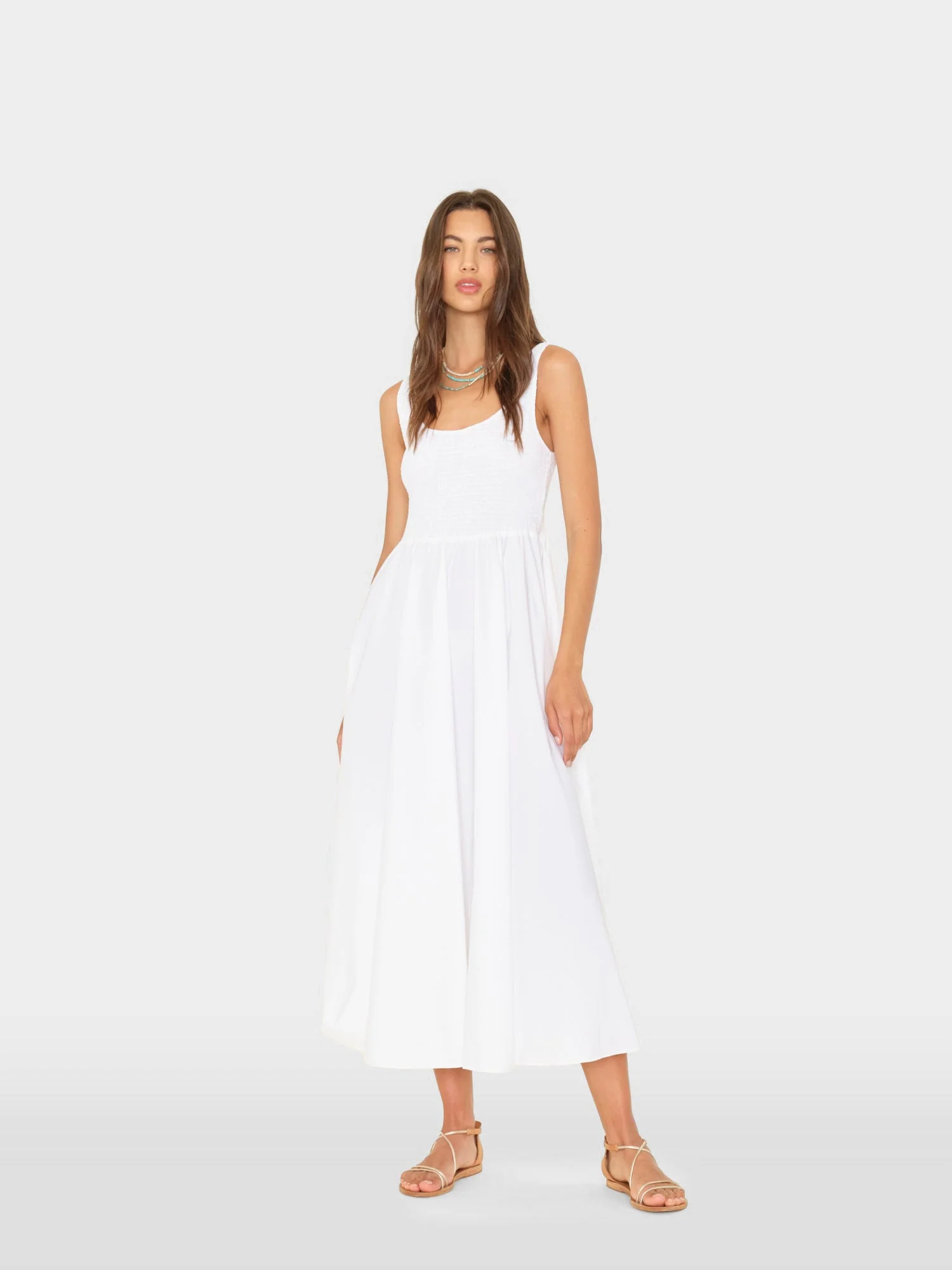 White Florence Dress