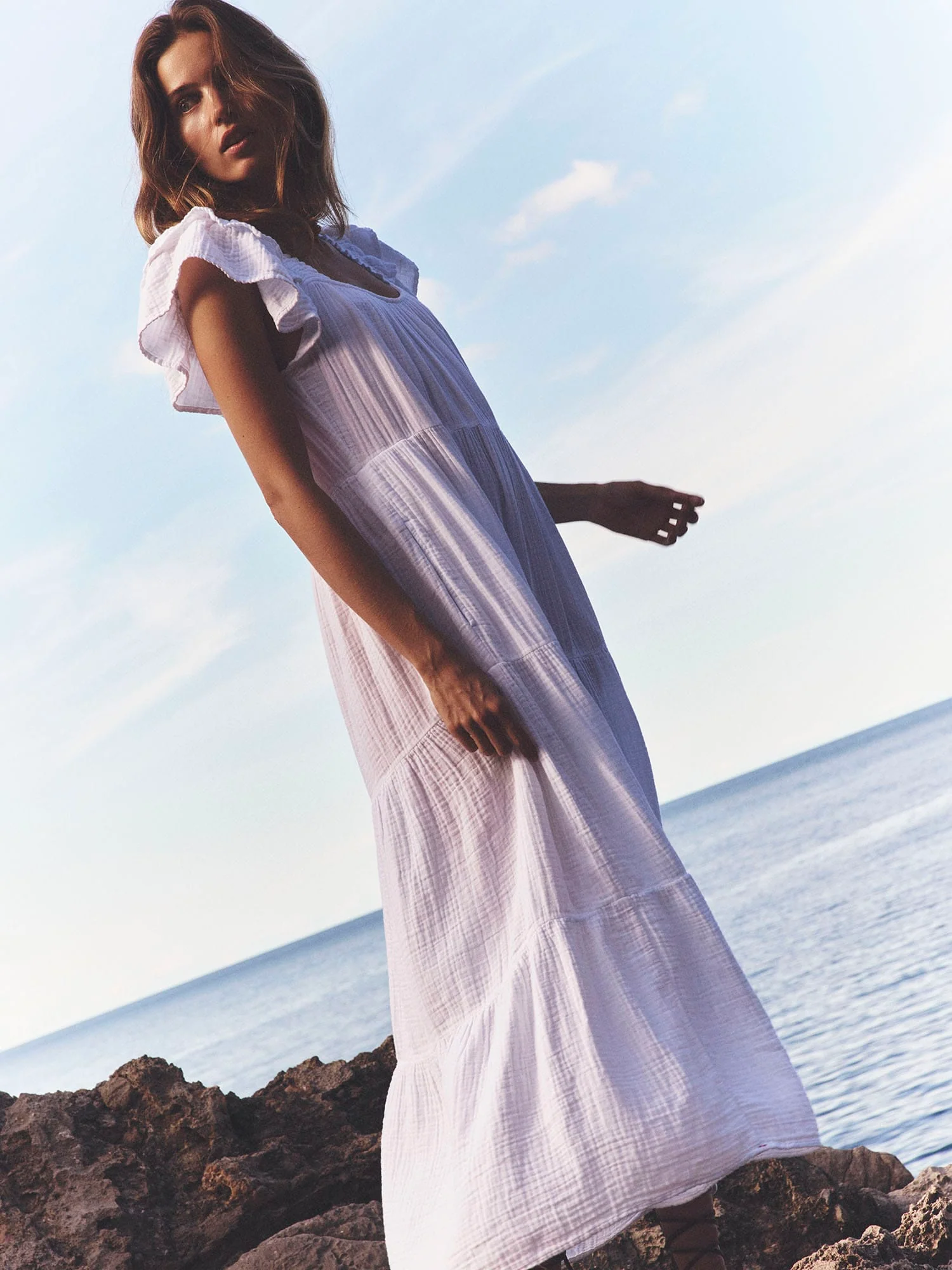 White Jaynie Dress - Image 2