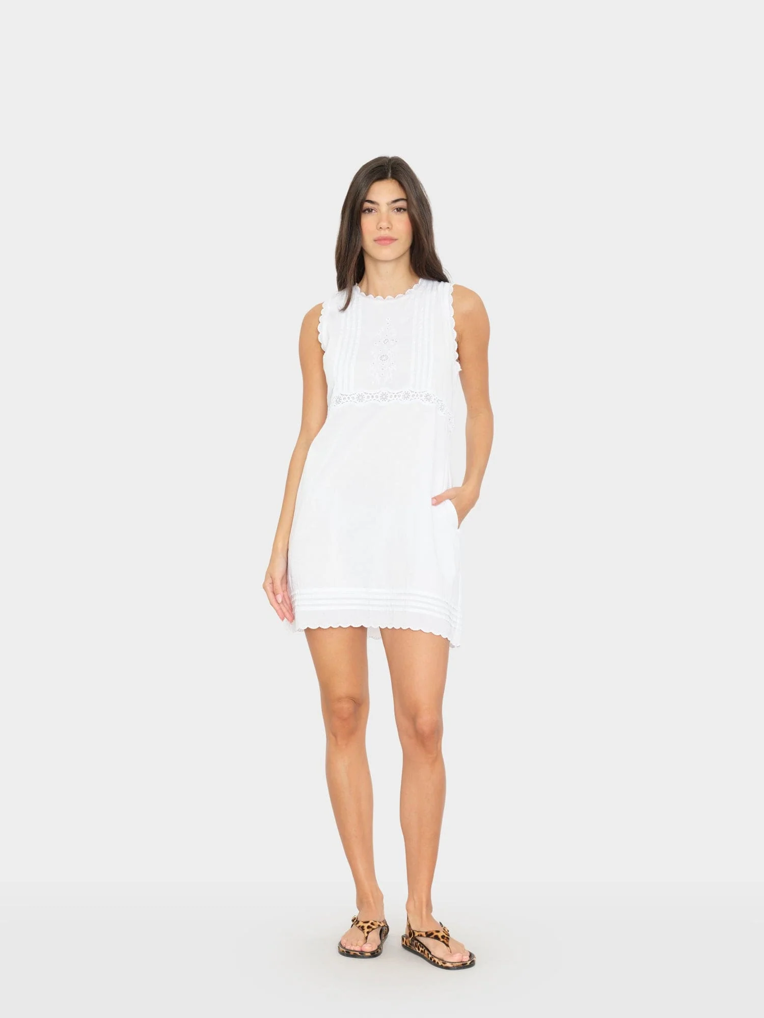 White Justine Dress