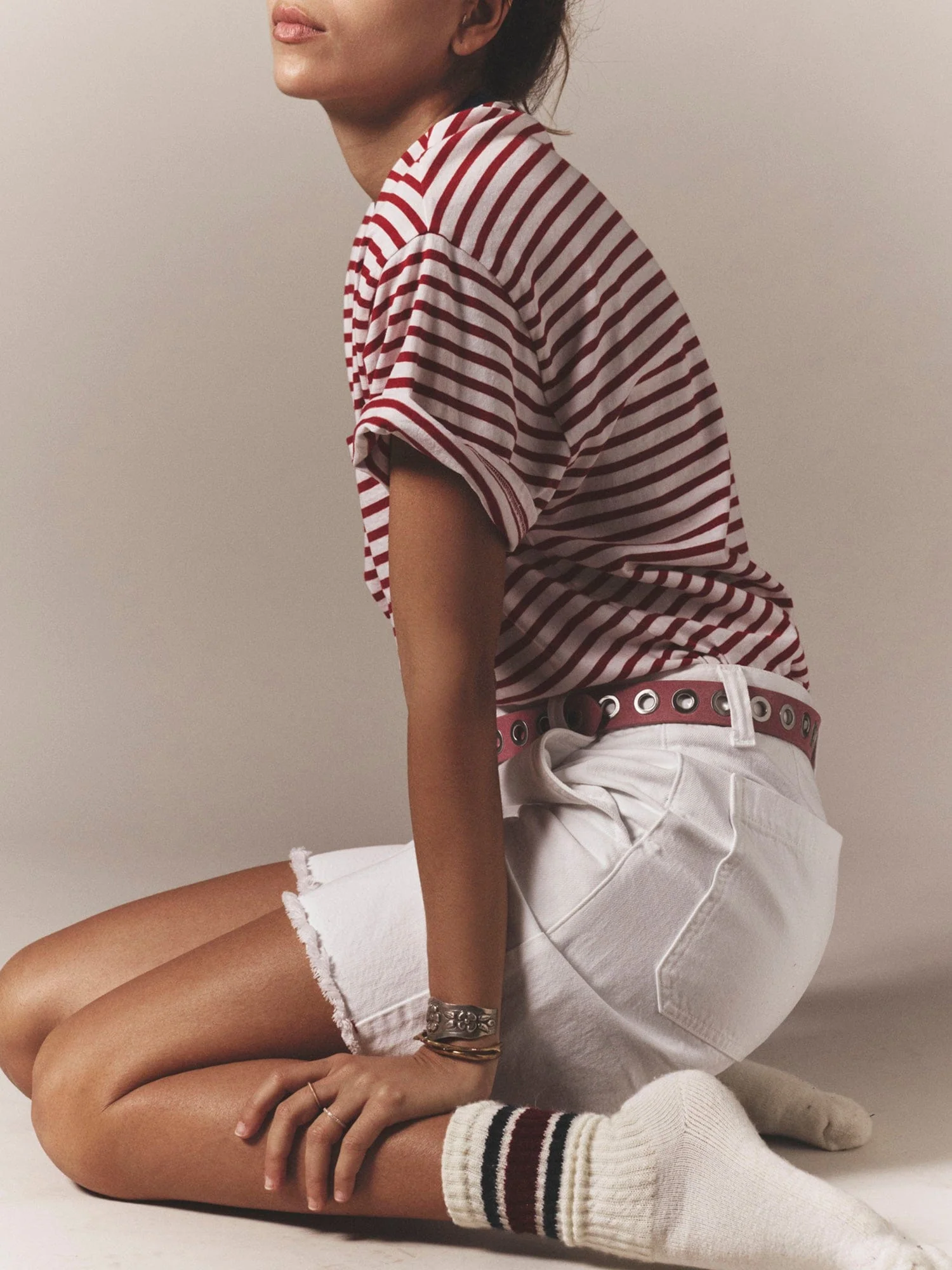White Knox Denim Short - Image 4