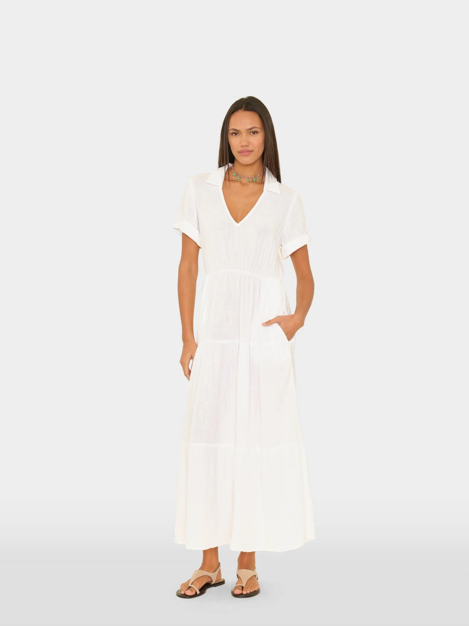 White Larissa Dress - Image 3