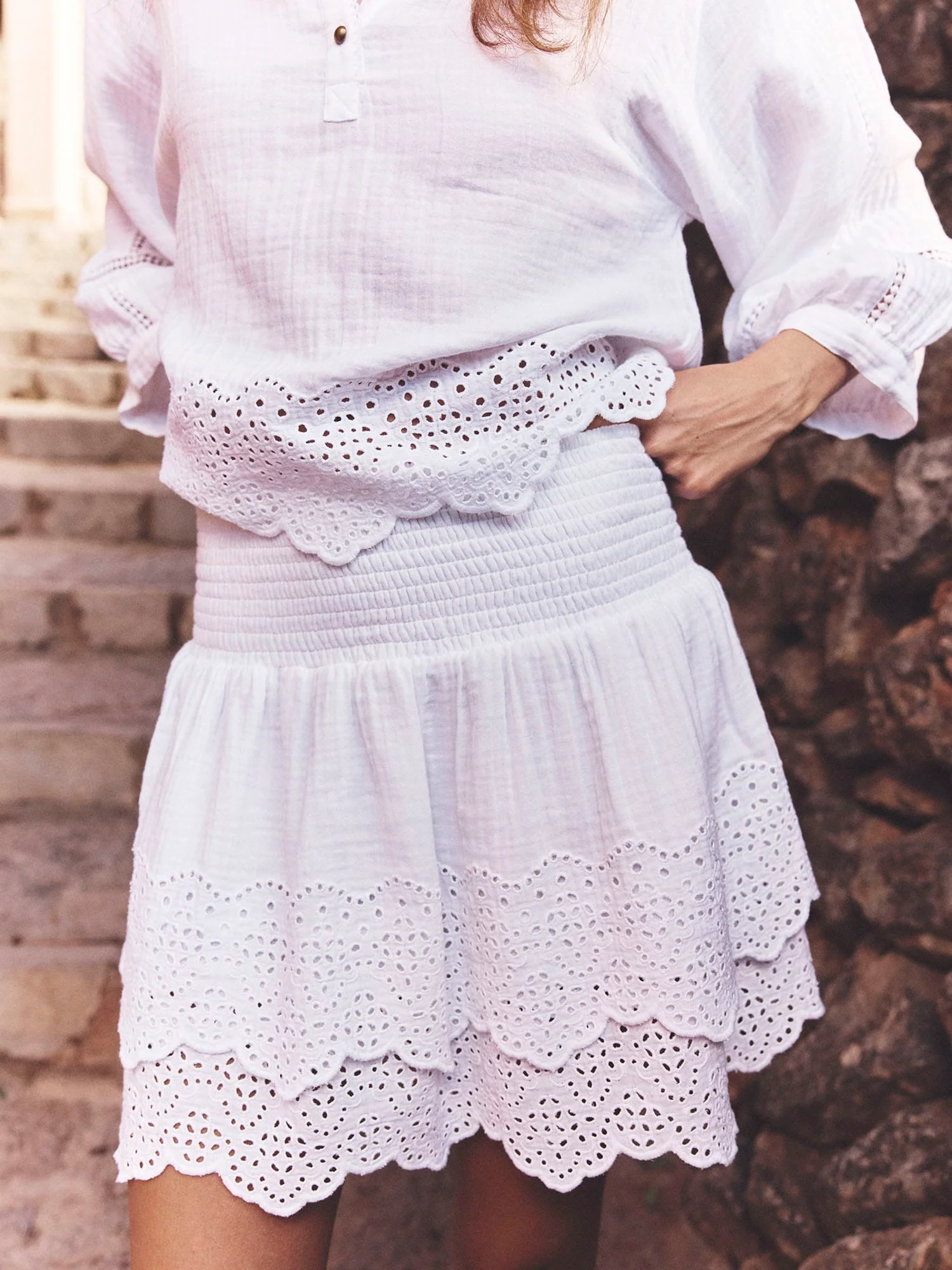 White Rima Skirt - Image 5